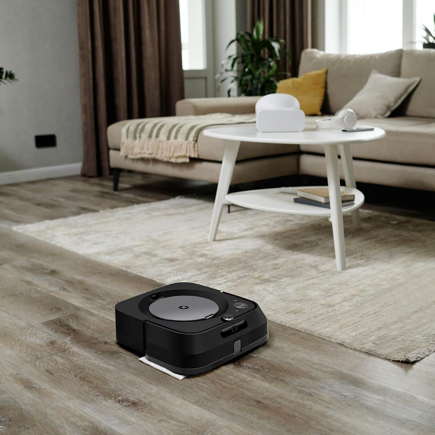 Paquete de 6 almohadillas de limpieza seca Badong para iRobot Braava Jet M6