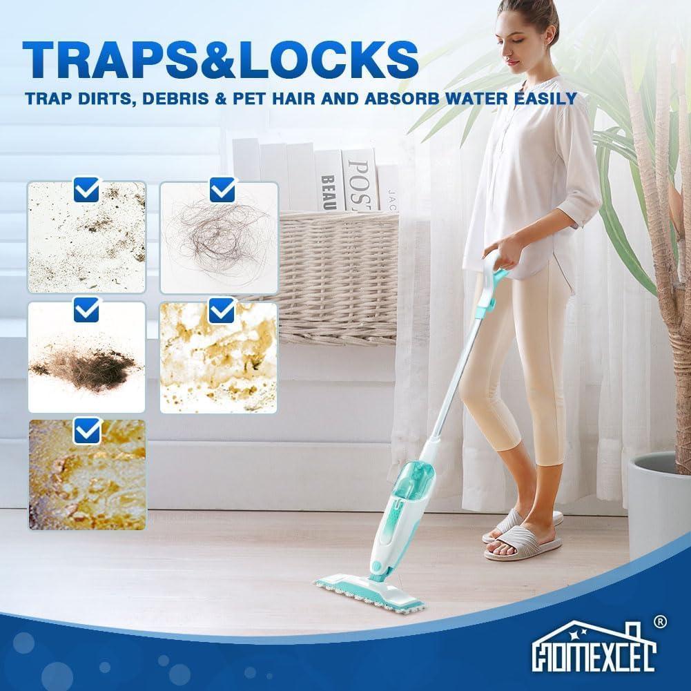 Paños de Reemplazo HOMEXCEL para Mopa de Vapor Shark S1000 - 4 Unidades