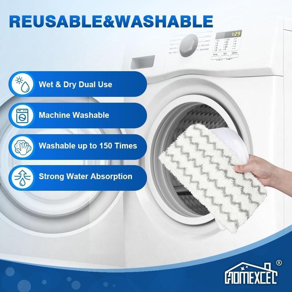 Paños de Reemplazo HOMEXCEL para Mopa de Vapor Shark S1000 - 4 Unidades