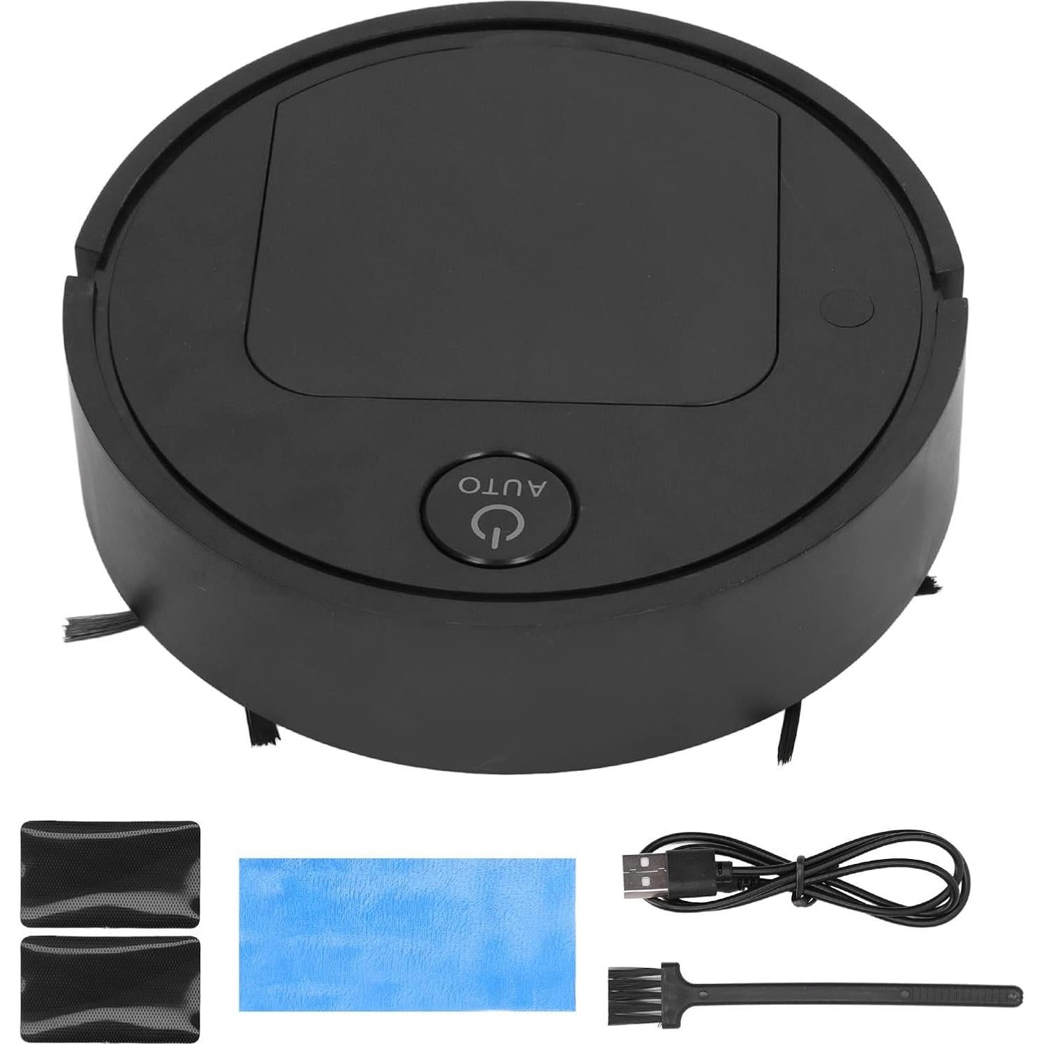 Robot Aspirador Inteligente NDNCZDHC 3 en 1 Negro 1800Pa