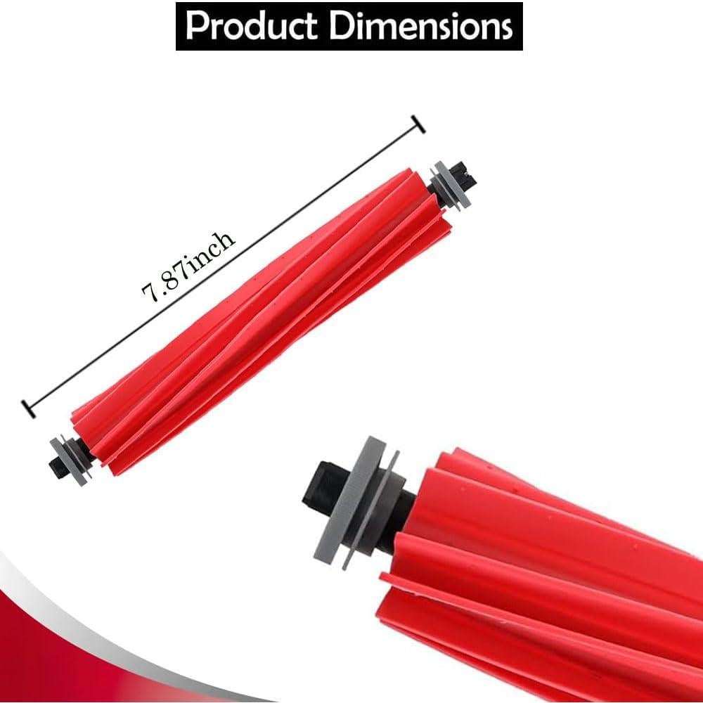 Paquete de 4 Cepillos de Repuesto Chrostion para Roborock Q7 y S7