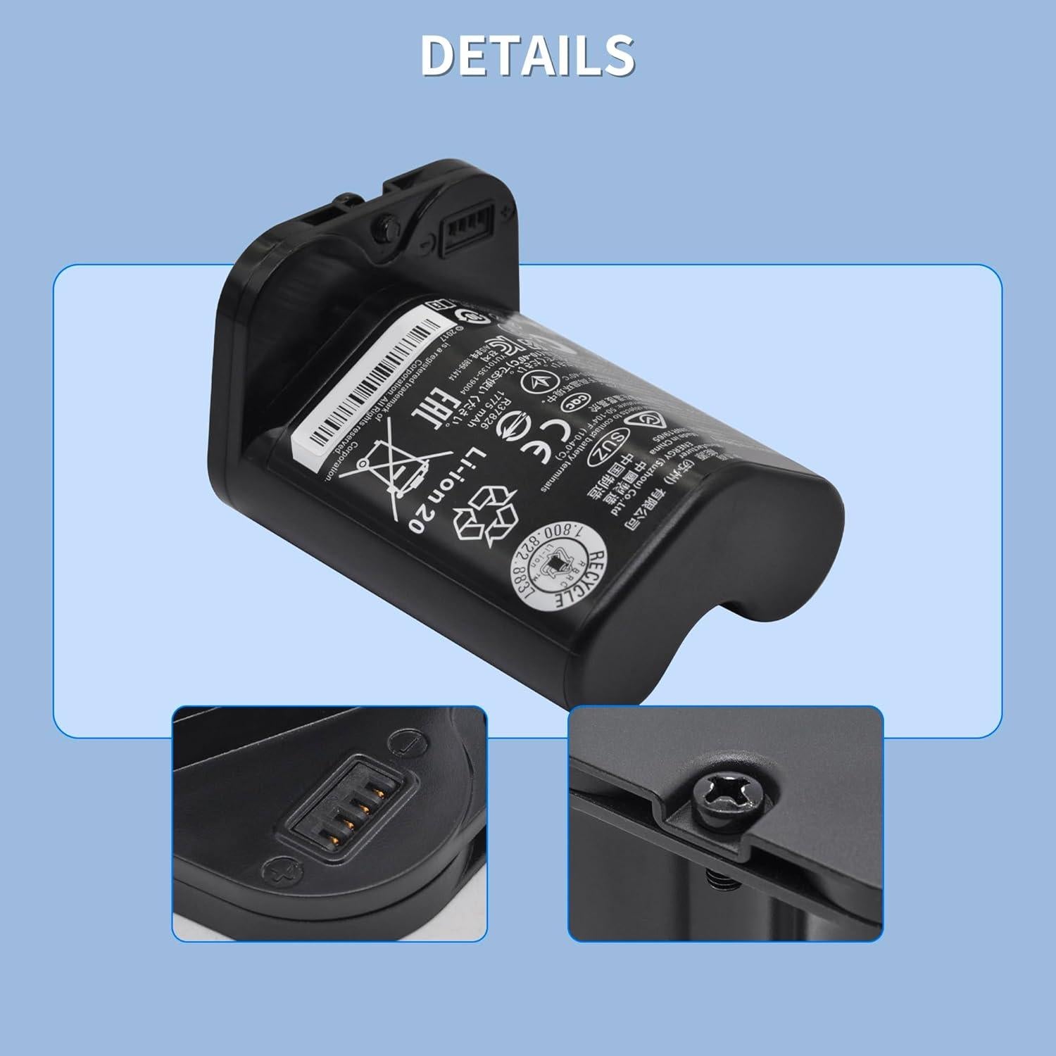 Batería de Litio-Ion ABL-C para iRobot Braava Jet M6 10.8V