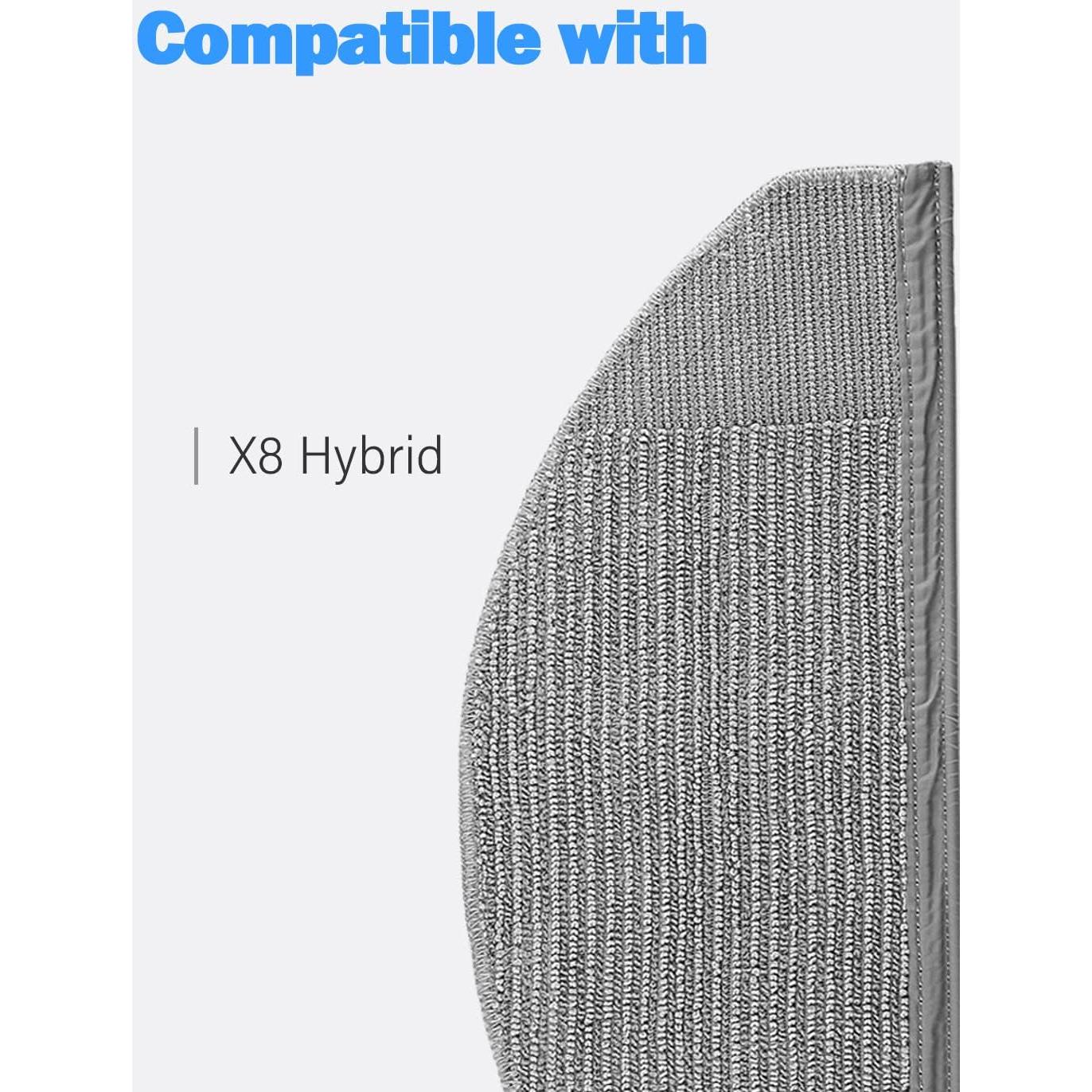 Pañuelos de limpieza BBT para Eufy RoboVac X8 - Paquete de 3