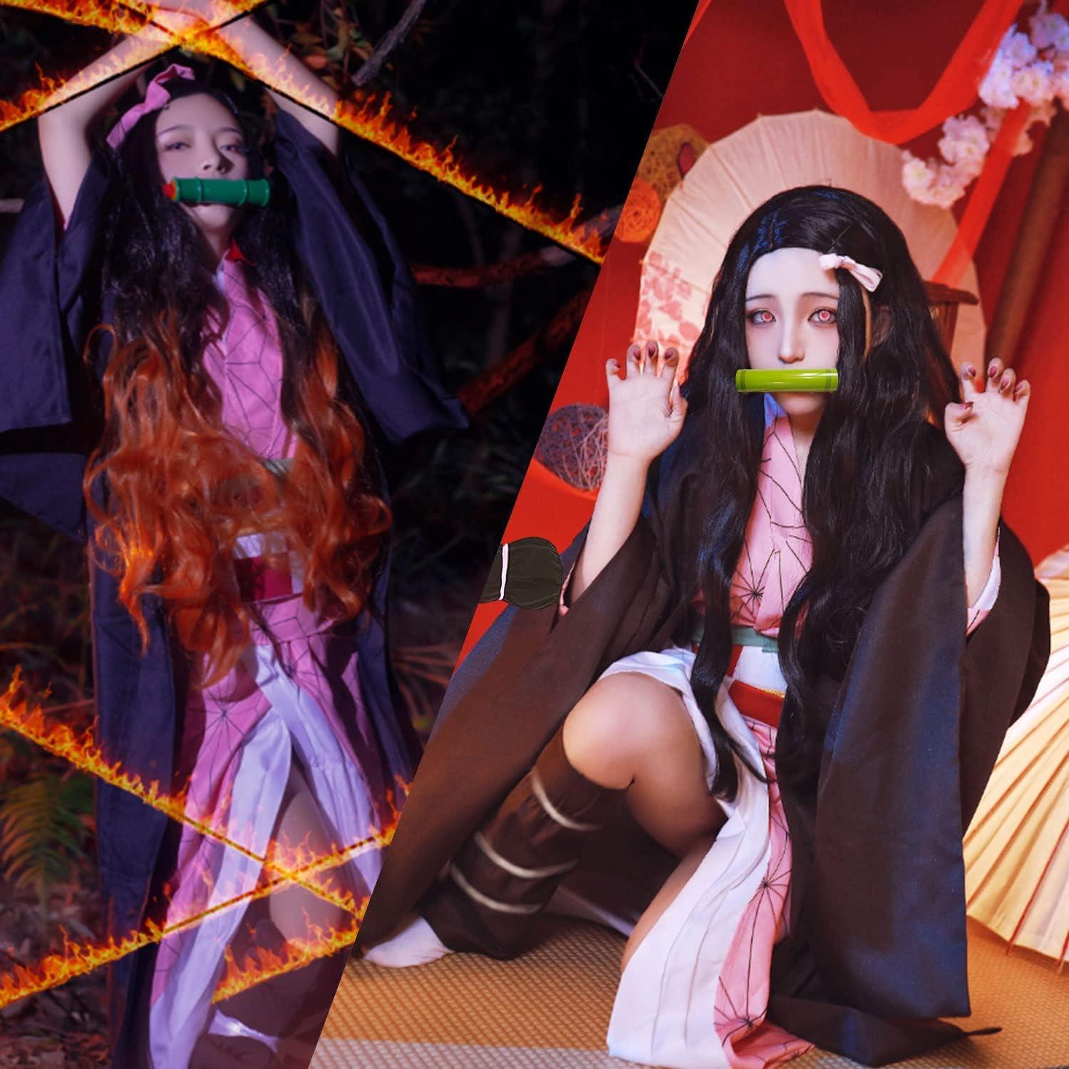 Disfraz de Cosplay Nezuko 11 Piezas para Niños y Adultos