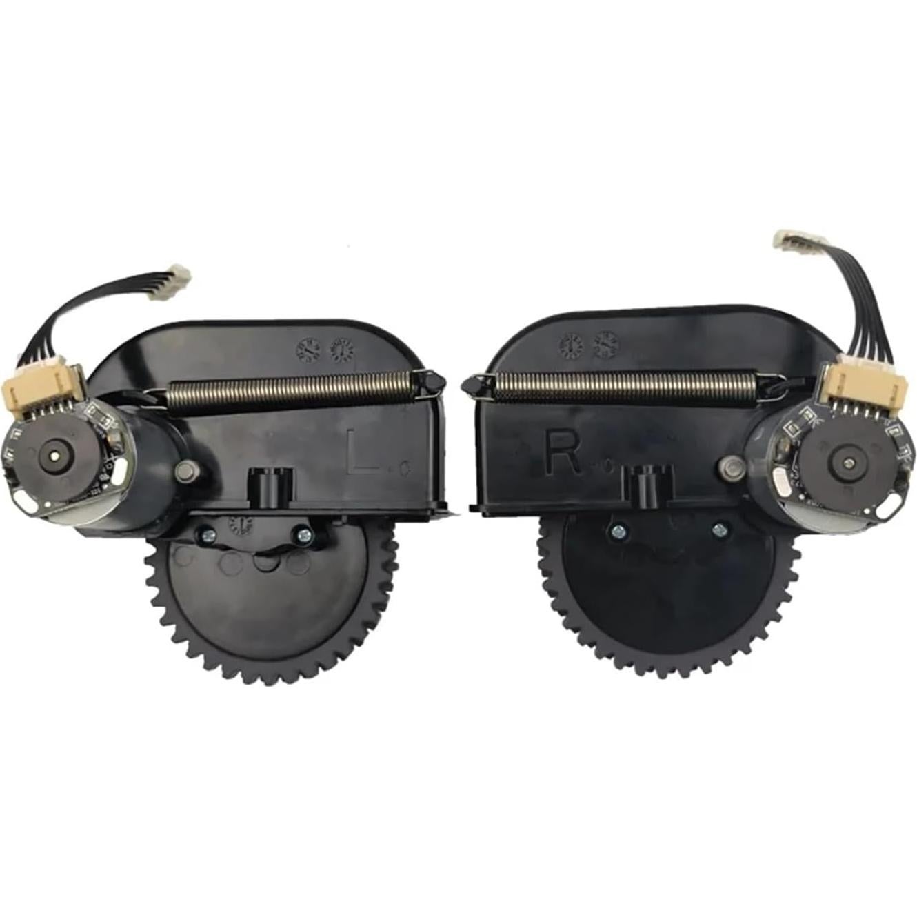 Vacuum Cleaner Wheel Assembly ，Compatible for Medion ，MD 18500 1850X 18600 19500 Robot Vacuum Cleaner Parts Wheel Include Motors(R+L)