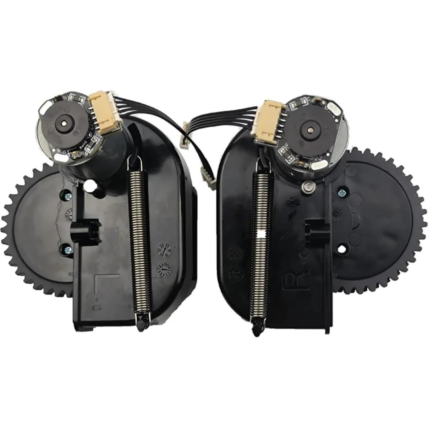 Vacuum Cleaner Wheel Assembly ，Compatible for Medion ，MD 18500 1850X 18600 19500 Robot Vacuum Cleaner Parts Wheel Include Motors(R+L)