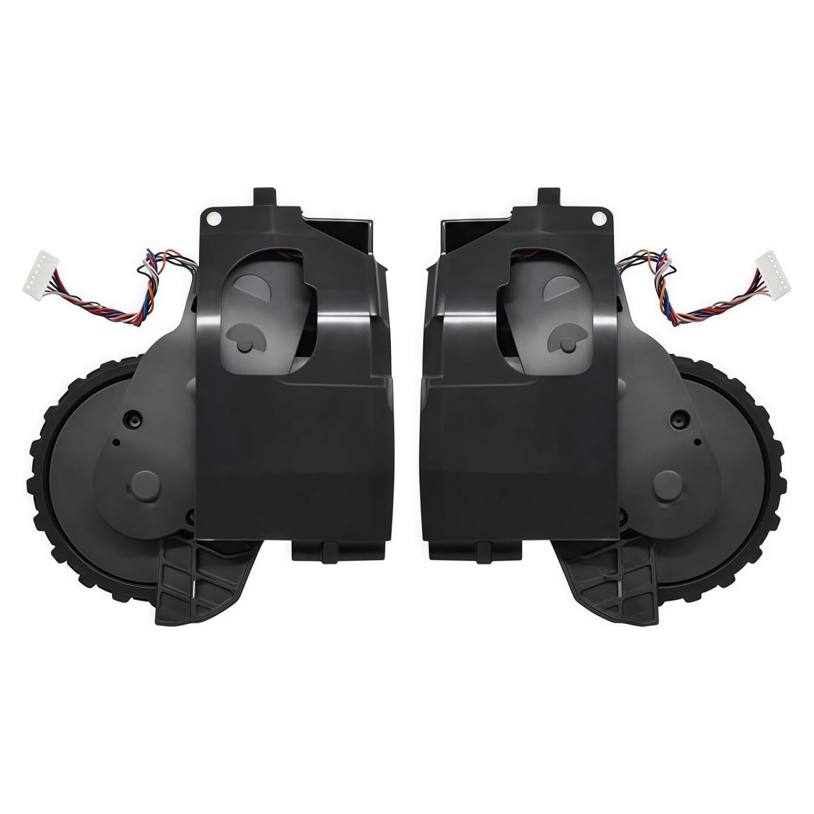 S6 T6 Traveling Wheel Module Right and Left Wheel Compatible with Roborock Robot Vacuum Cleaner S60 S61 S65 T60 T61 T65 P5 Svacuum Cleaner Pare Parts(Black Left and Right Wheels)