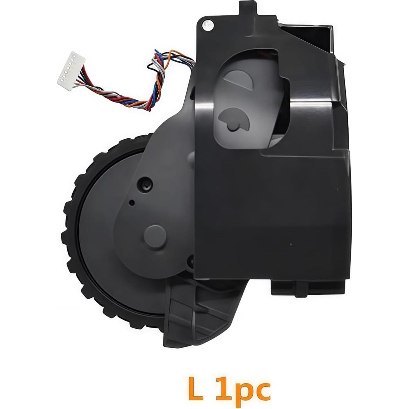 S6 T6 Traveling Wheel Module Right and Left Wheel Compatible with Roborock Robot Vacuum Cleaner S60 S61 S65 T60 T61 T65 P5 Svacuum Cleaner Pare Parts(Black Left and Right Wheels)