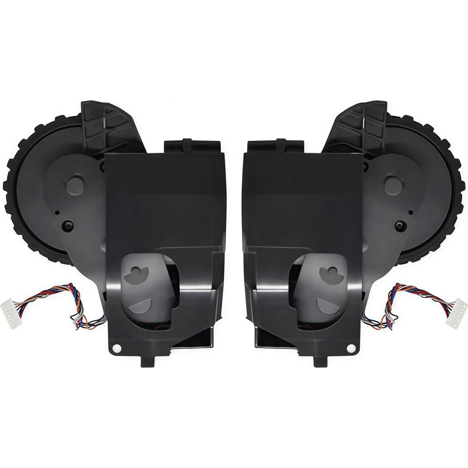 S6 T6 Traveling Wheel Module Right and Left Wheel Compatible with Roborock Robot Vacuum Cleaner S60 S61 S65 T60 T61 T65 P5 Svacuum Cleaner Pare Parts(Black Left and Right Wheels)