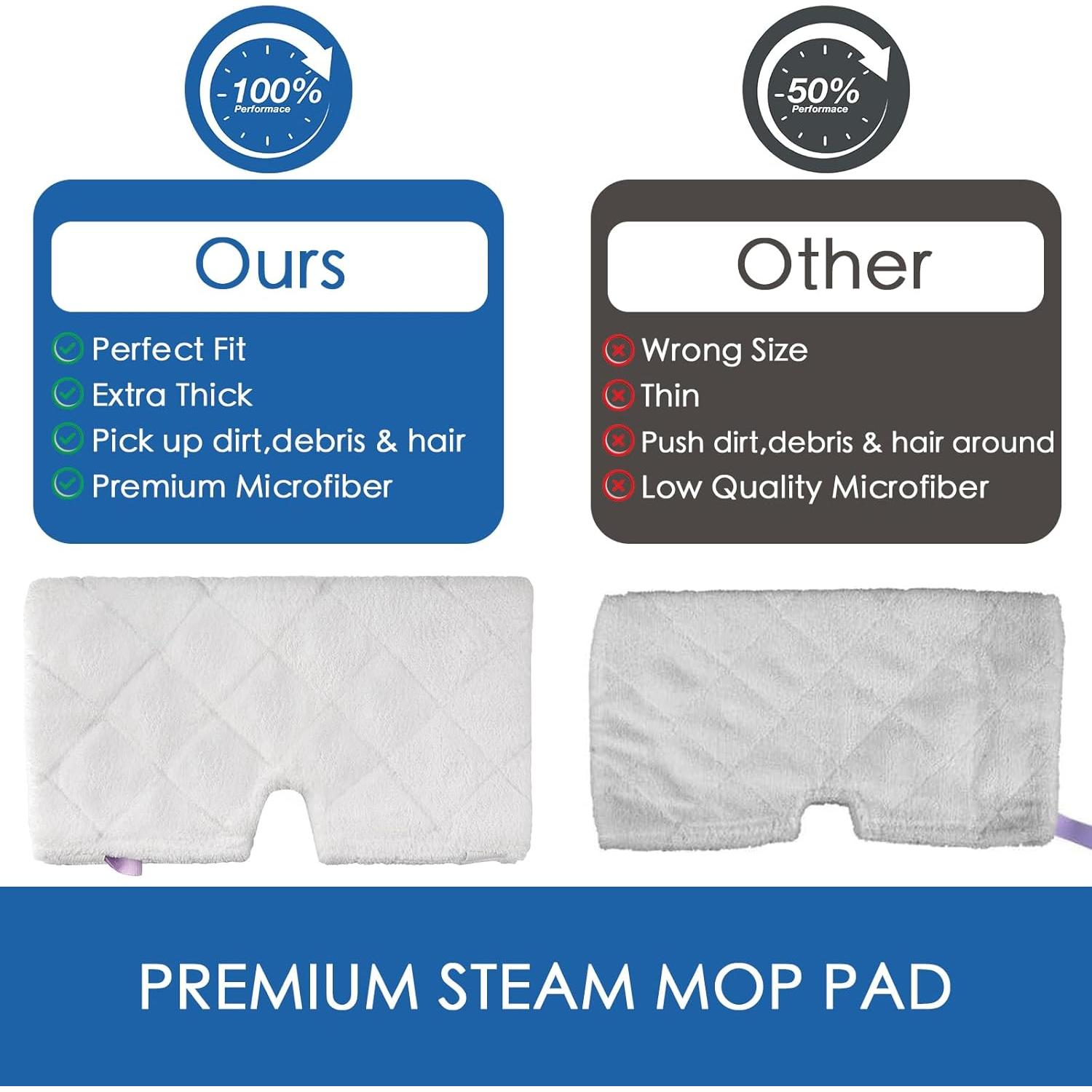 Almohadillas de Microfibra para Mopas Shark S3500 - Paquete de 4