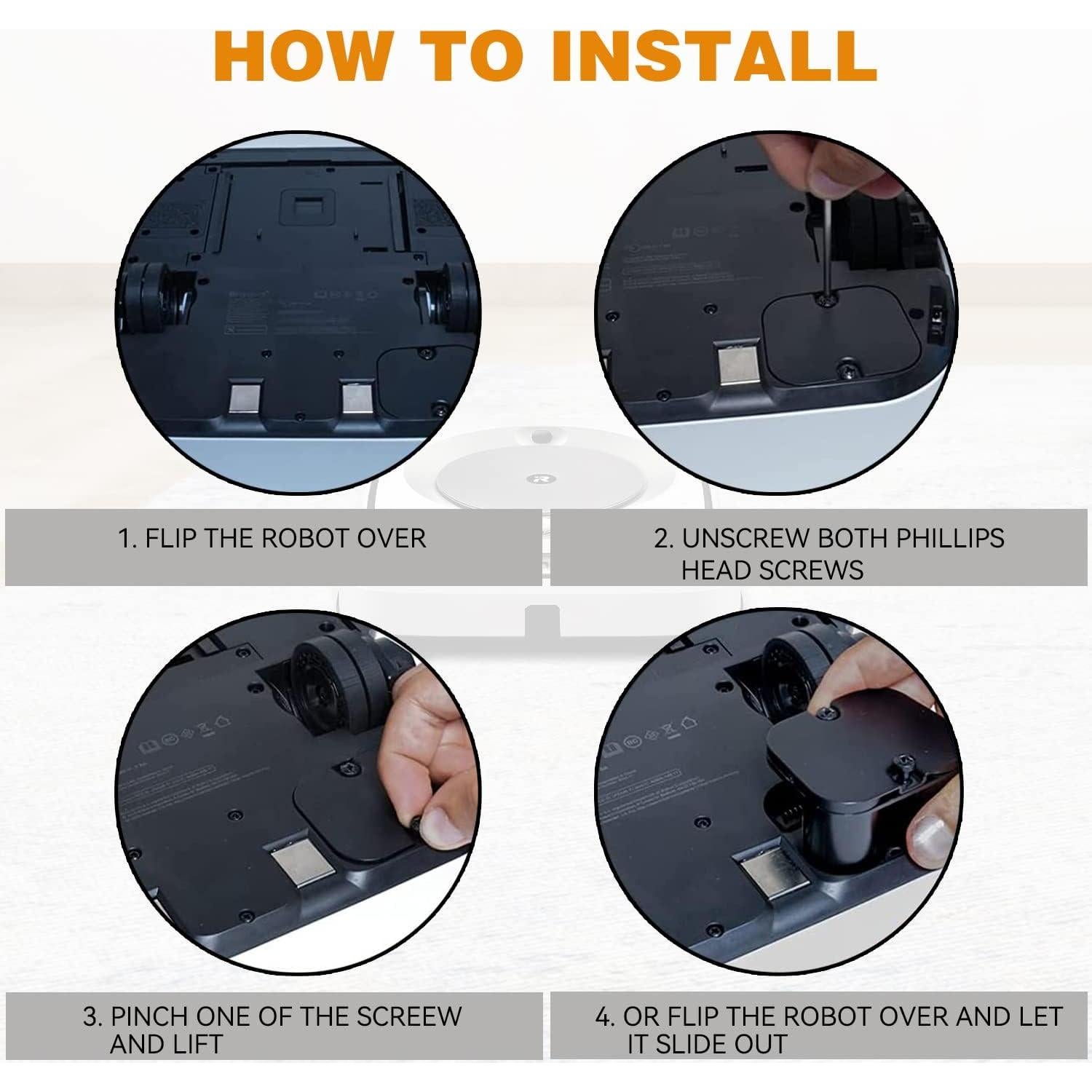 Batería de Litio ión ABL-C para iRobot Braava Jet M6 10.8V