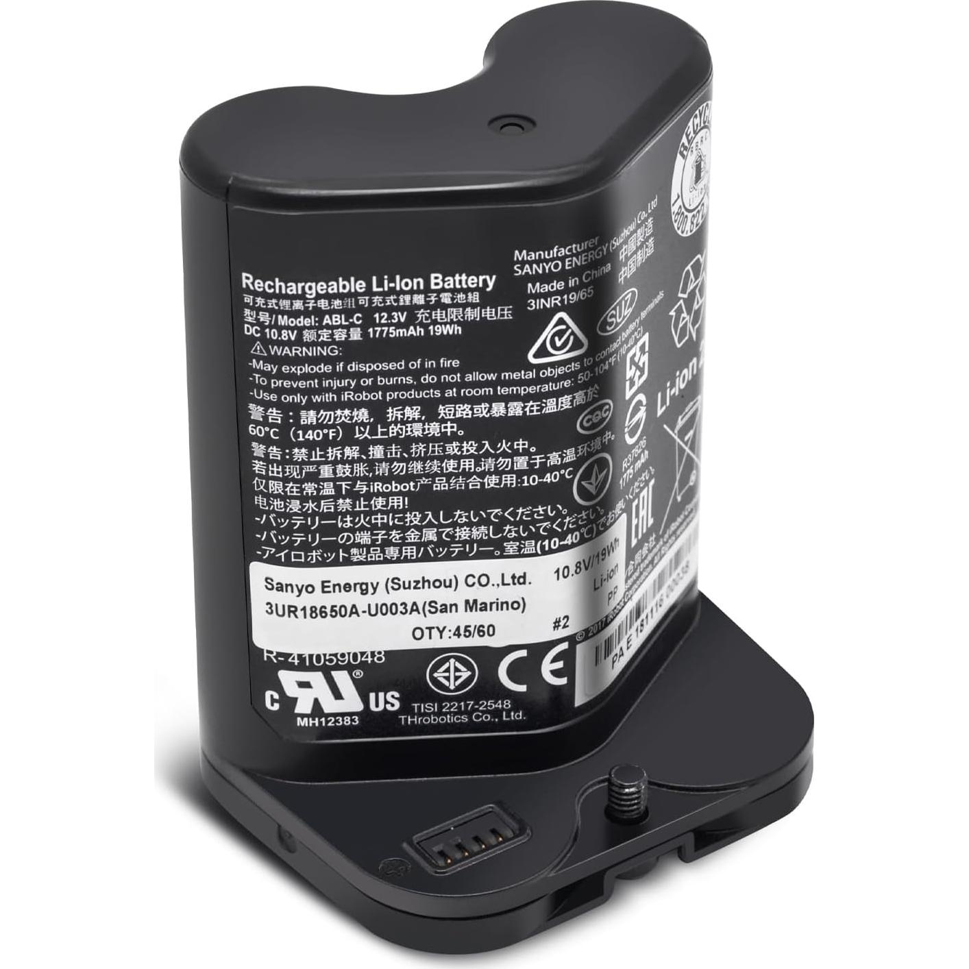 Batería de Litio ión ABL-C para iRobot Braava Jet M6 10.8V