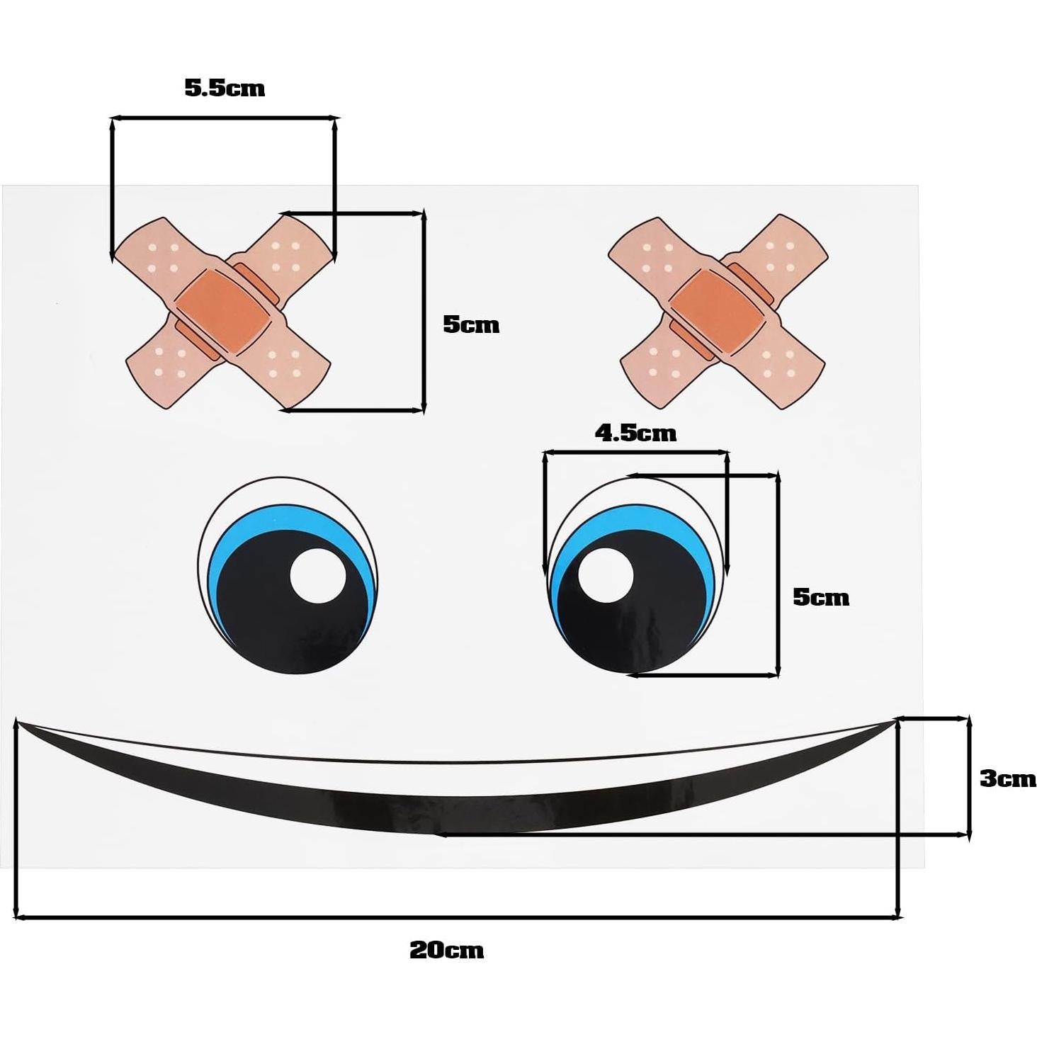 Stickers Decorativos Robot Aspiradora SING F LTD 4 Piezas