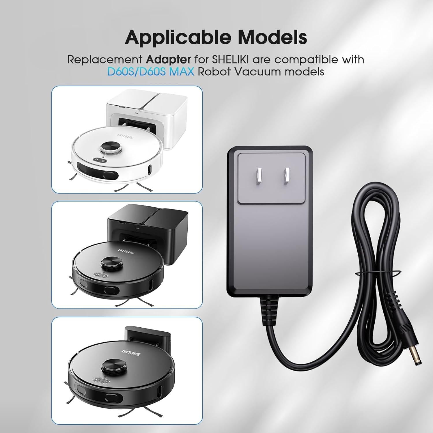 Adaptador de Accesorios SHELIKI para Robot Aspirador D60S