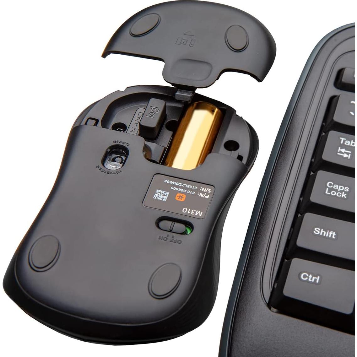 Combo Inalámbrico Teclado y Ratón Logitech MK335 - Negro/Plata