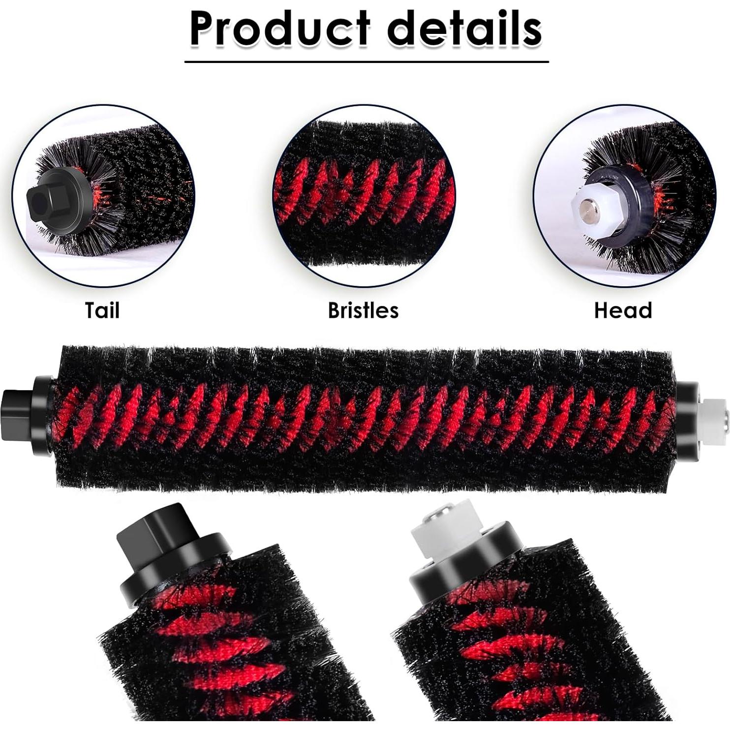 3 Cepillos de Limpieza Alta Velocidad CHAIN PEAK para Roborock S8