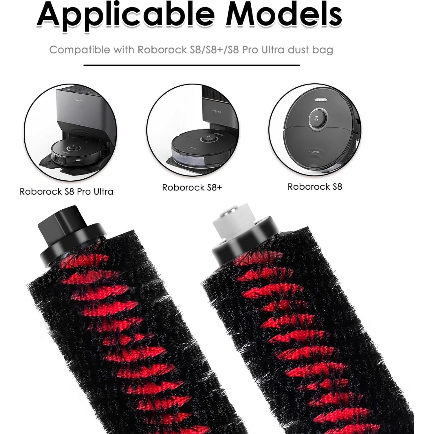3 Cepillos de Limpieza Alta Velocidad CHAIN PEAK para Roborock S8