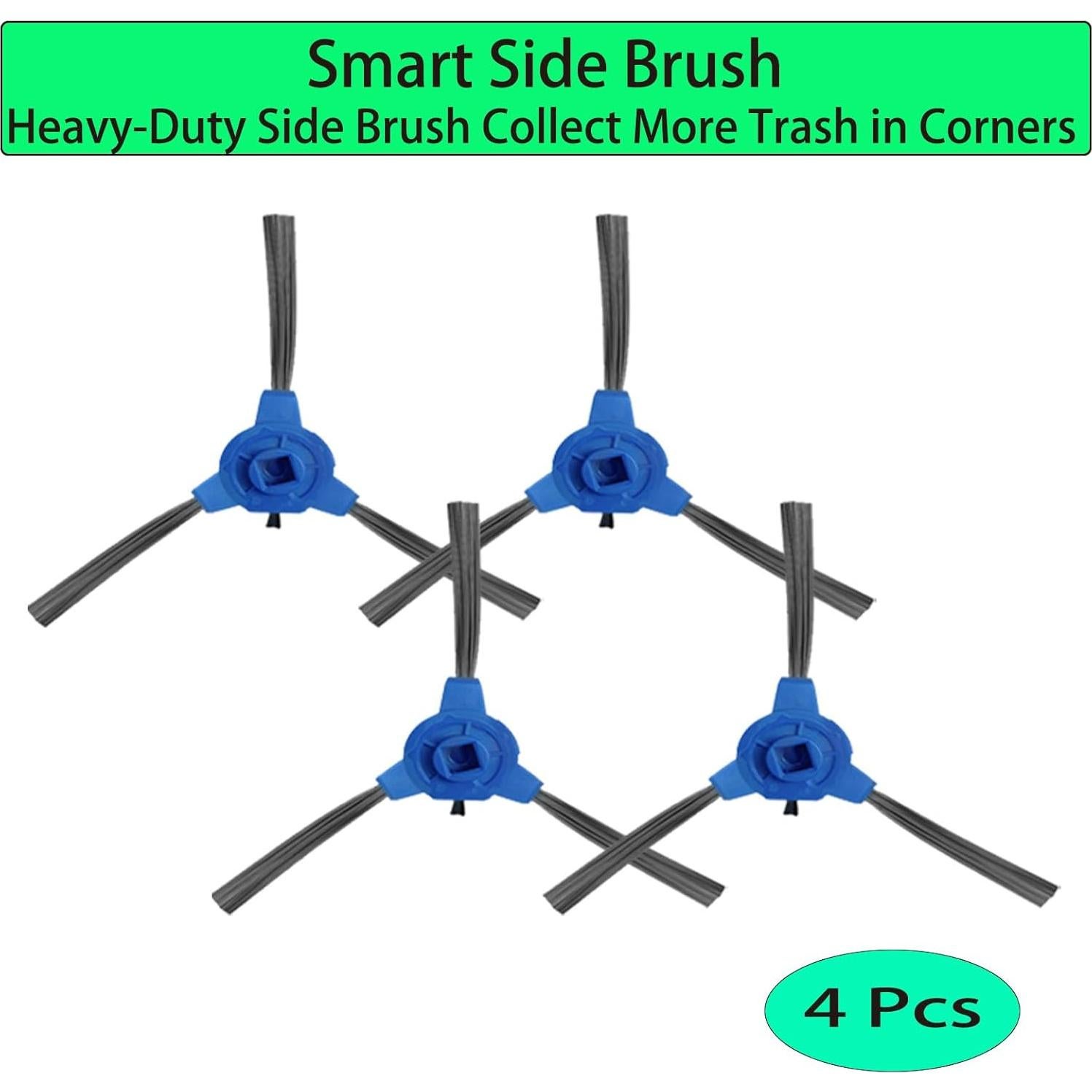 Accesorios de Repuesto Eufy RoboVac G40/G40+ - 1 Cepillo Principal, 4 Laterales, 2 Filtros HEPA, 2 Paños