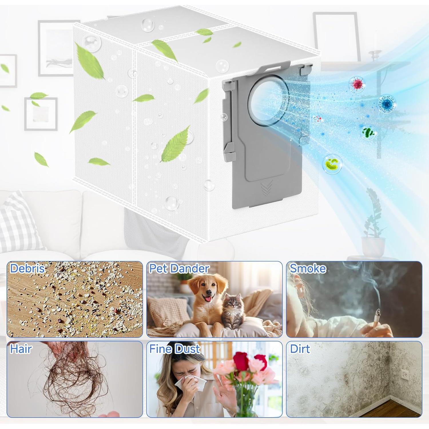 20 Bolsas de Polvo Q Revo para Aspiradora Roborock 3.5L