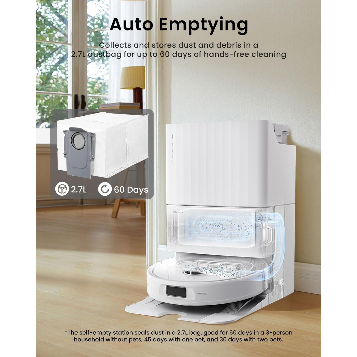 Bolsa de Polvo Desechable Rrochio 2.7L para Aspiradoras QRevo