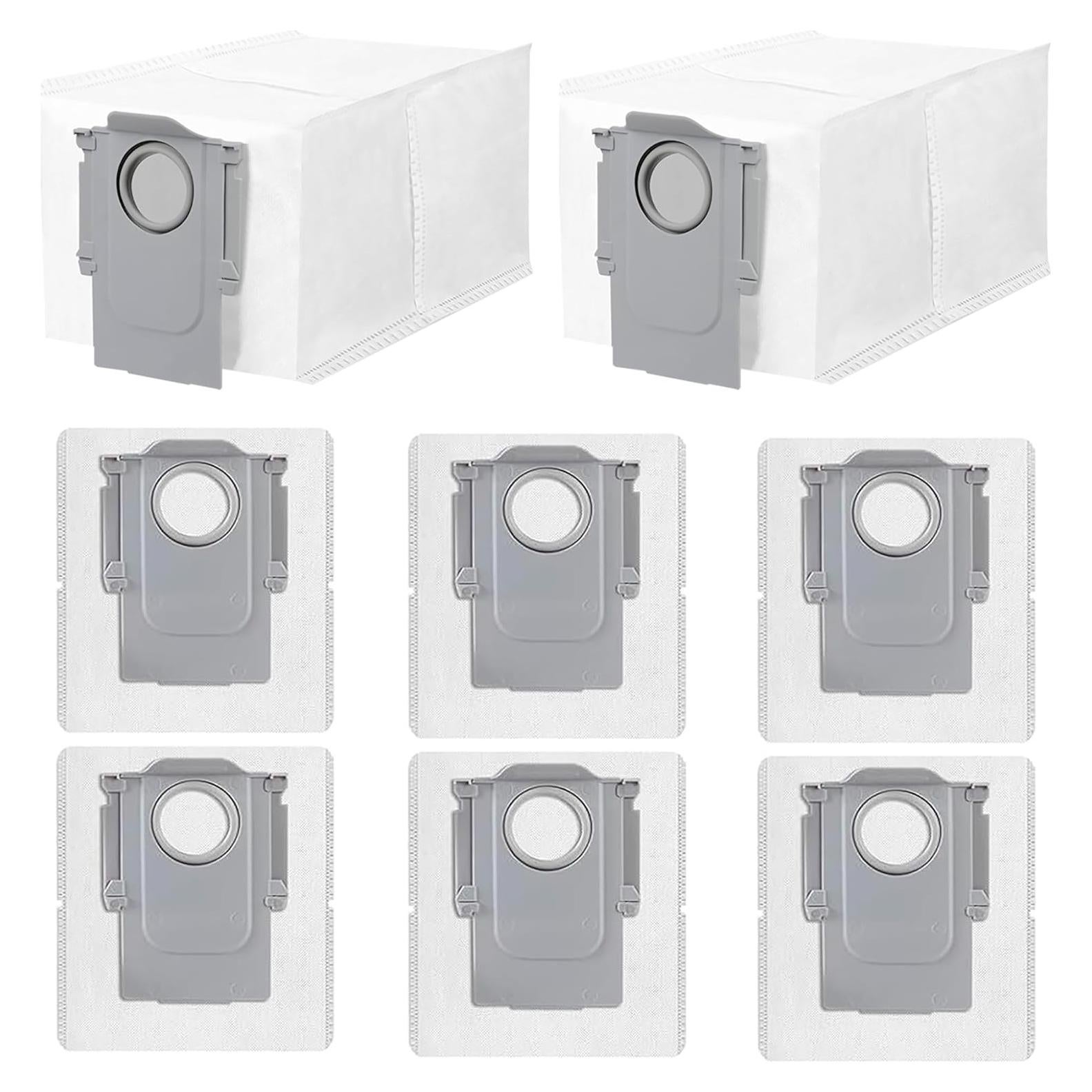 8 Bolsas de Polvo Compatibles Roborock QRevo 3L Alta Eficiencia