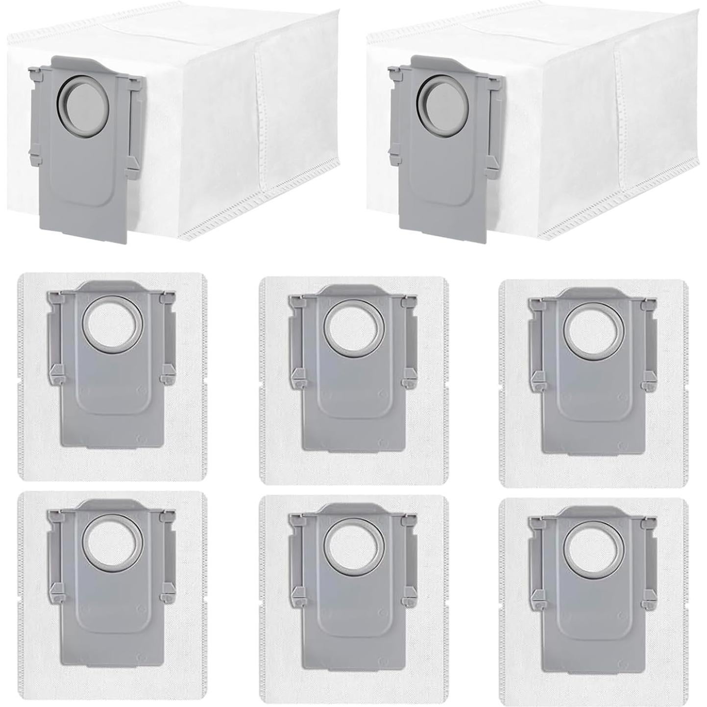 8 Bolsas de Polvo Compatibles Roborock QRevo 3L Alta Eficiencia