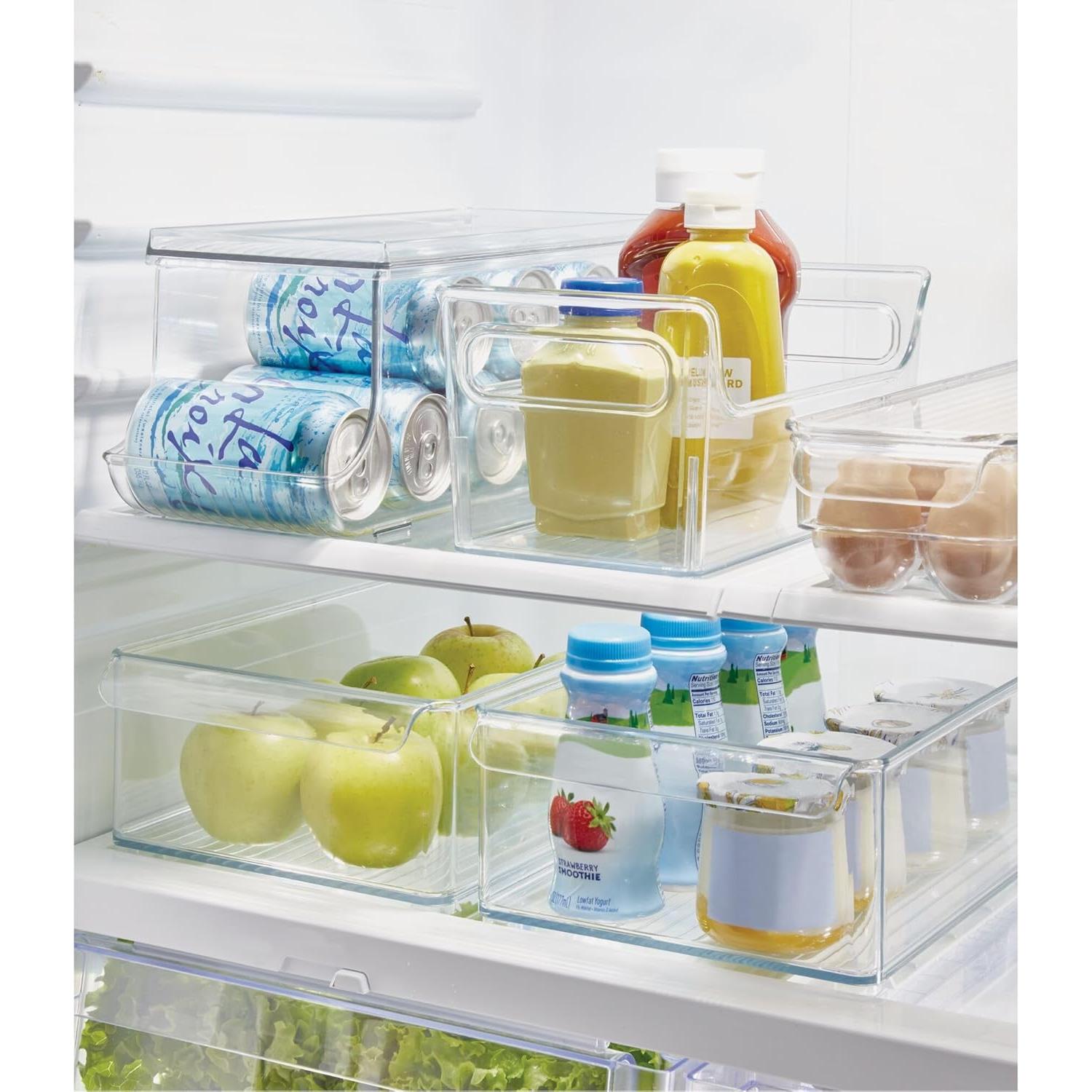 Contenedor de Almacenamiento iDesign 72530 para Refrigerador 14x28.6 cm