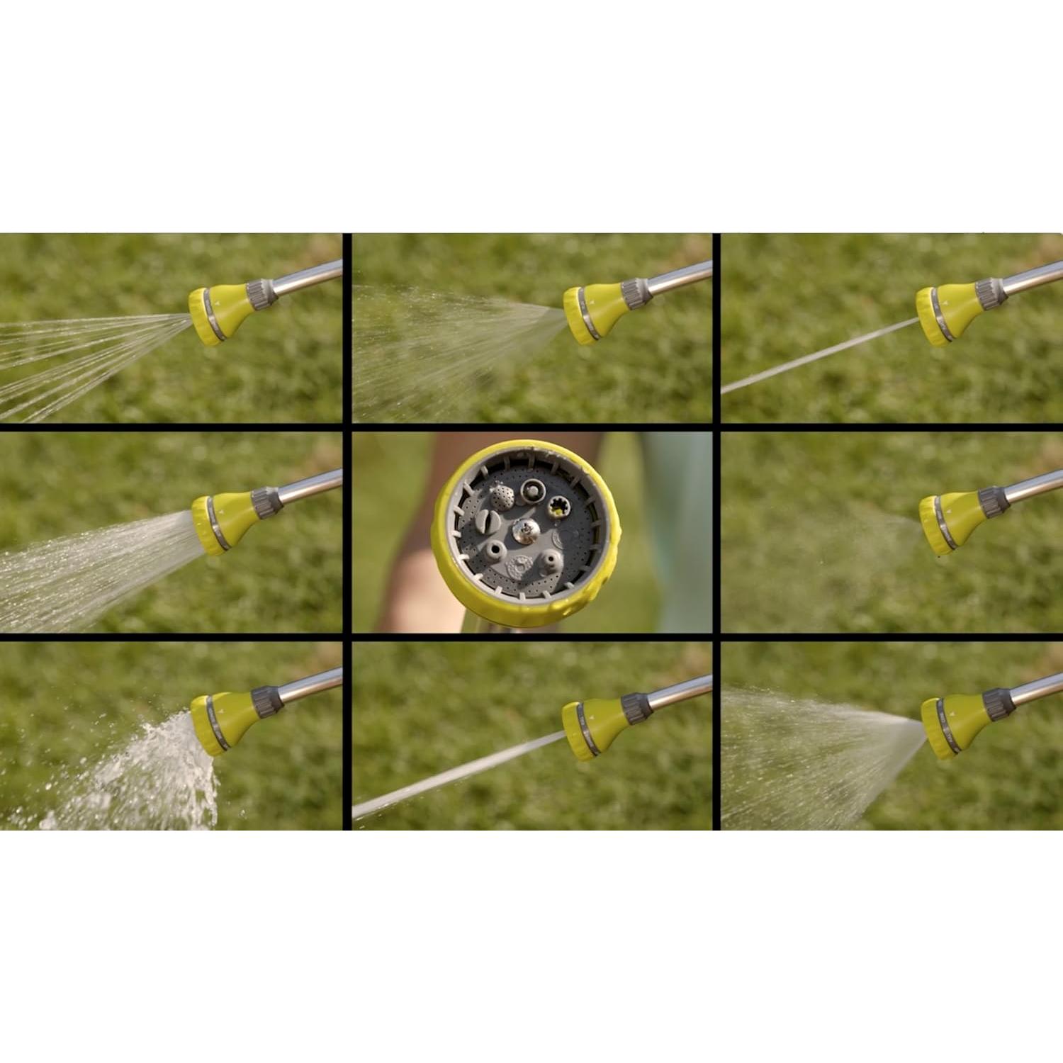 Varita de Riego El Jardinero Relajado 38cm 8 Patrones Ajustables