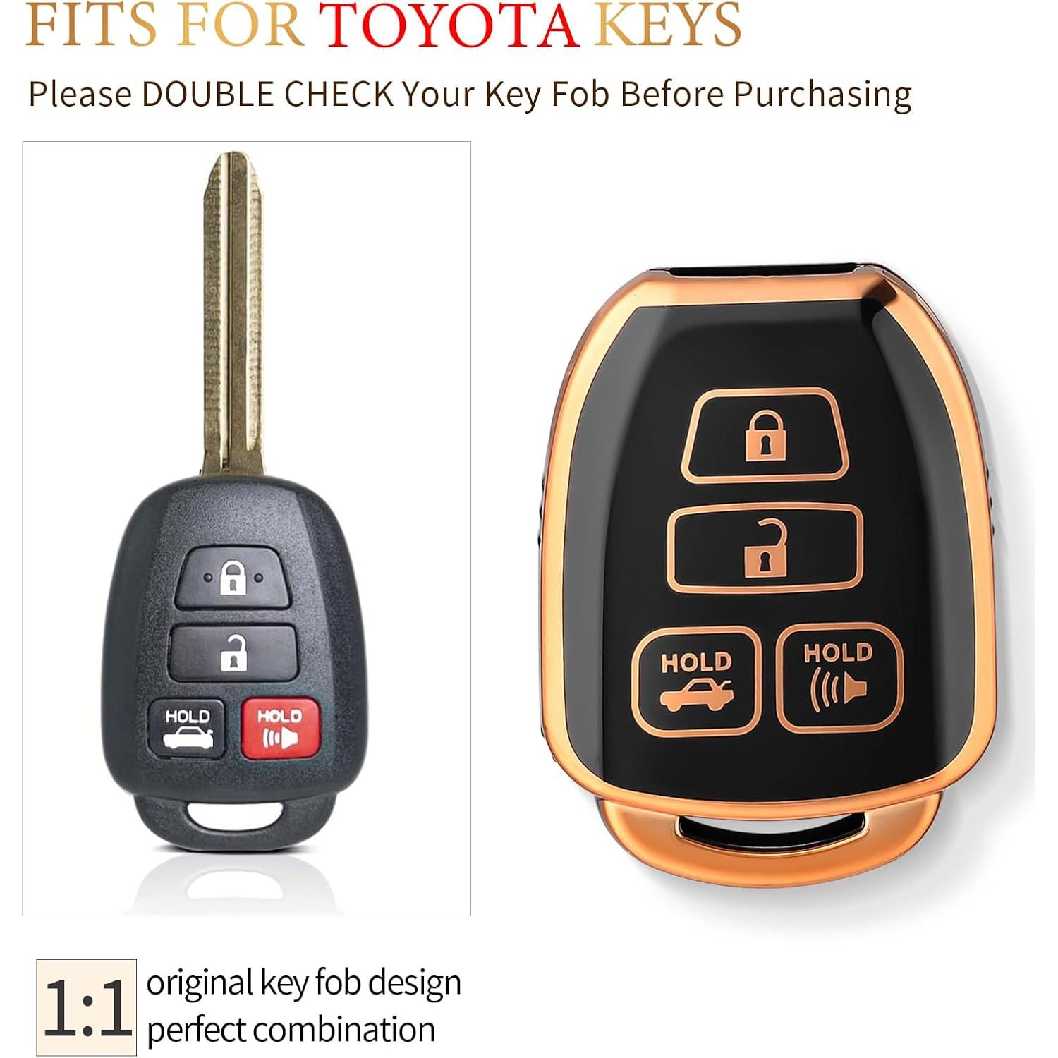 Funda de Llave OFFCURVE para Toyota Corolla y Camry 2014-2019