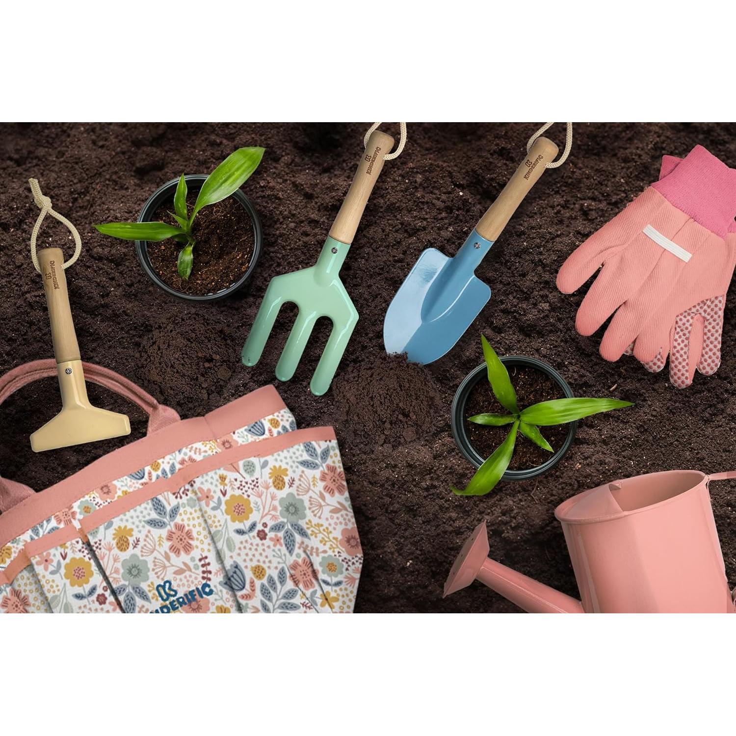Juego de Jardinería Kinderific Kit para Niños con Bolsa