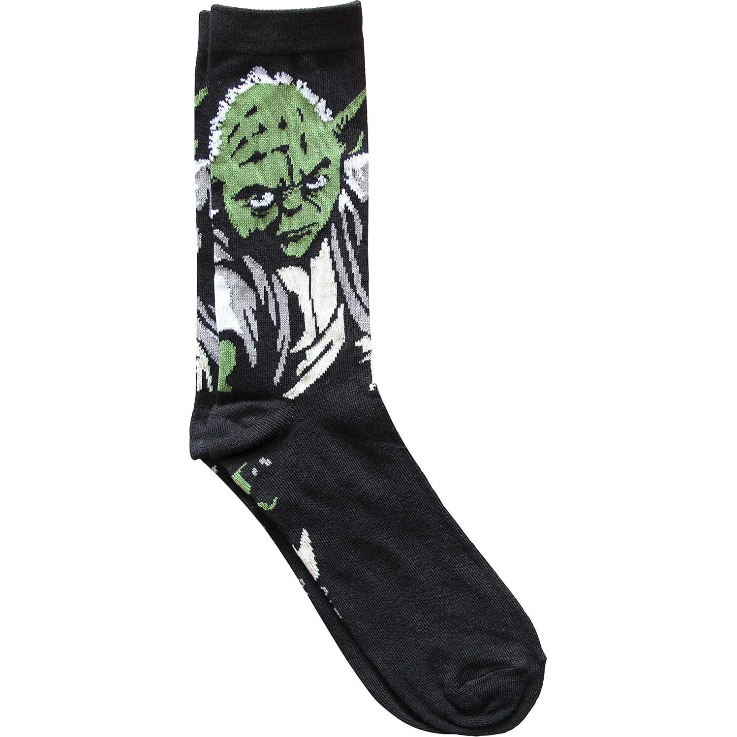 Calcetines Crew Hombre Star Wars Pack 2 Pares Yoda Vader