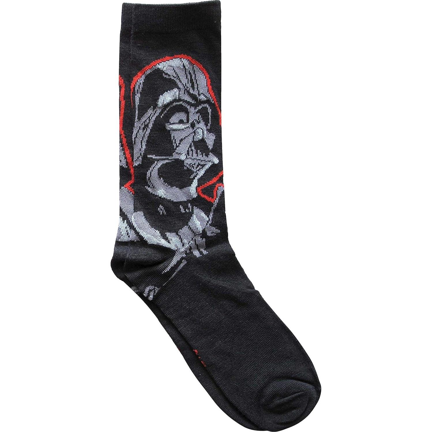 Calcetines Crew Hombre Star Wars Pack 2 Pares Yoda Vader
