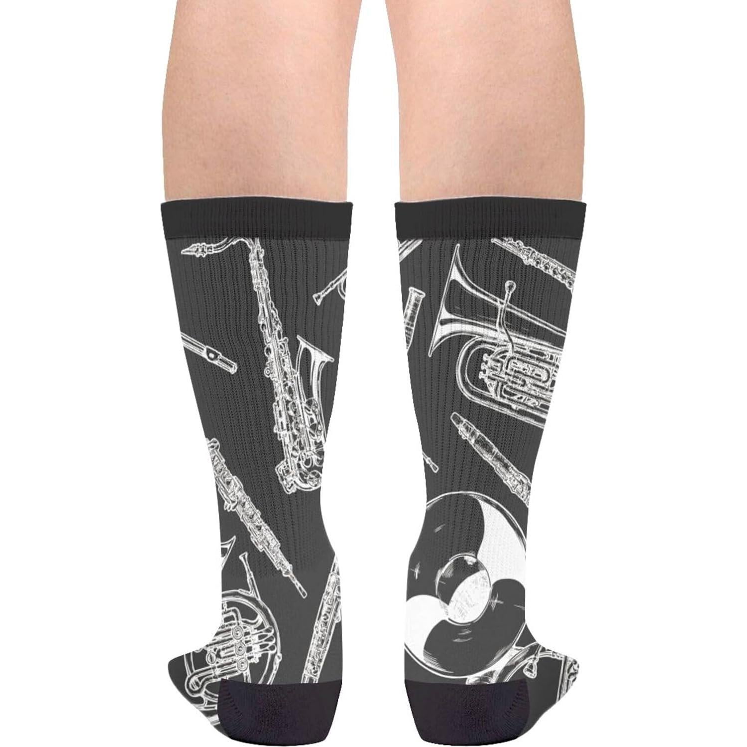 Calcetines Divertidos Utero Obgyn Unisex Negro 7.5-12