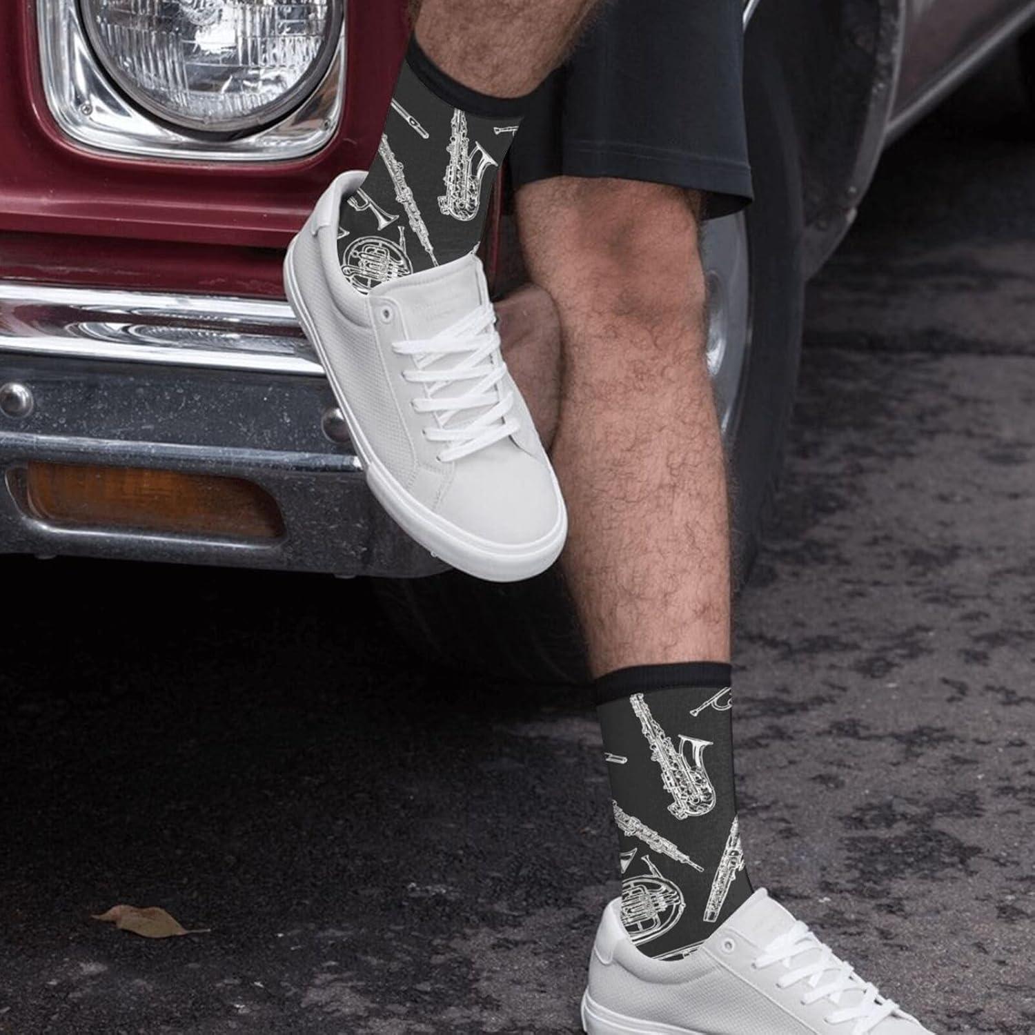 Calcetines Divertidos Utero Obgyn Unisex Negro 7.5-12