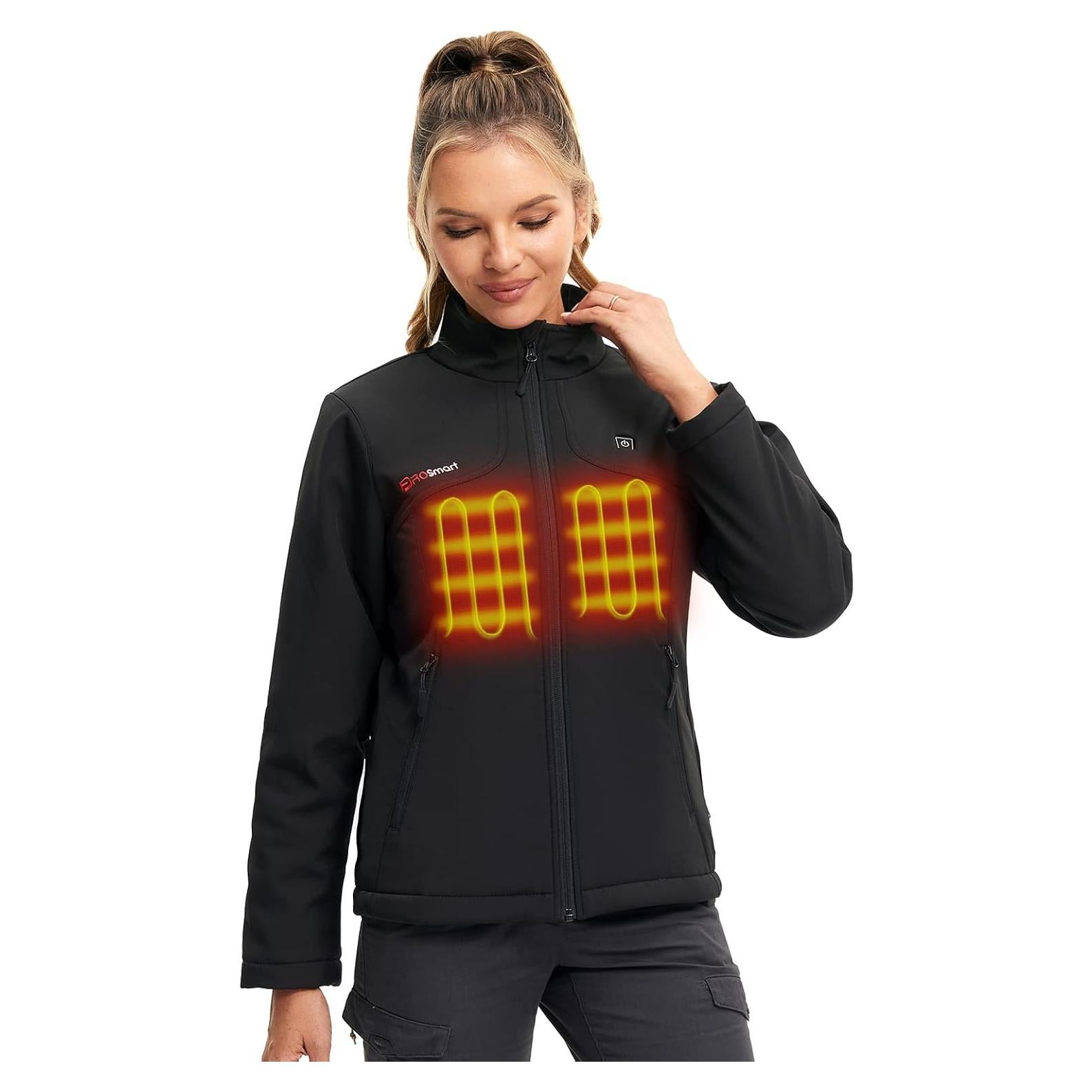 Chaqueta Térmica Recargable PROSmart para Mujeres - Impermeable 12V