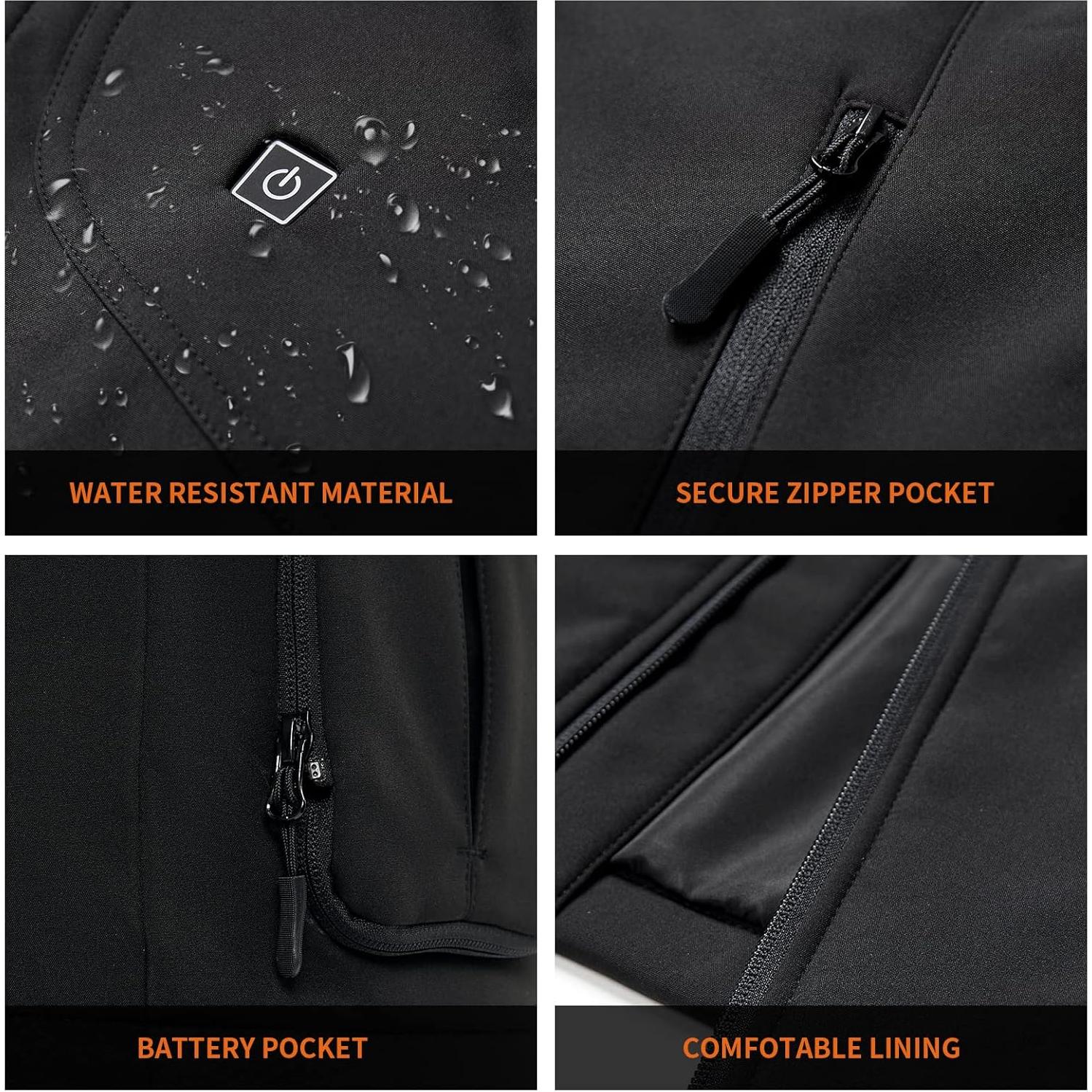 Chaqueta Térmica Recargable PROSmart para Mujeres - Impermeable 12V