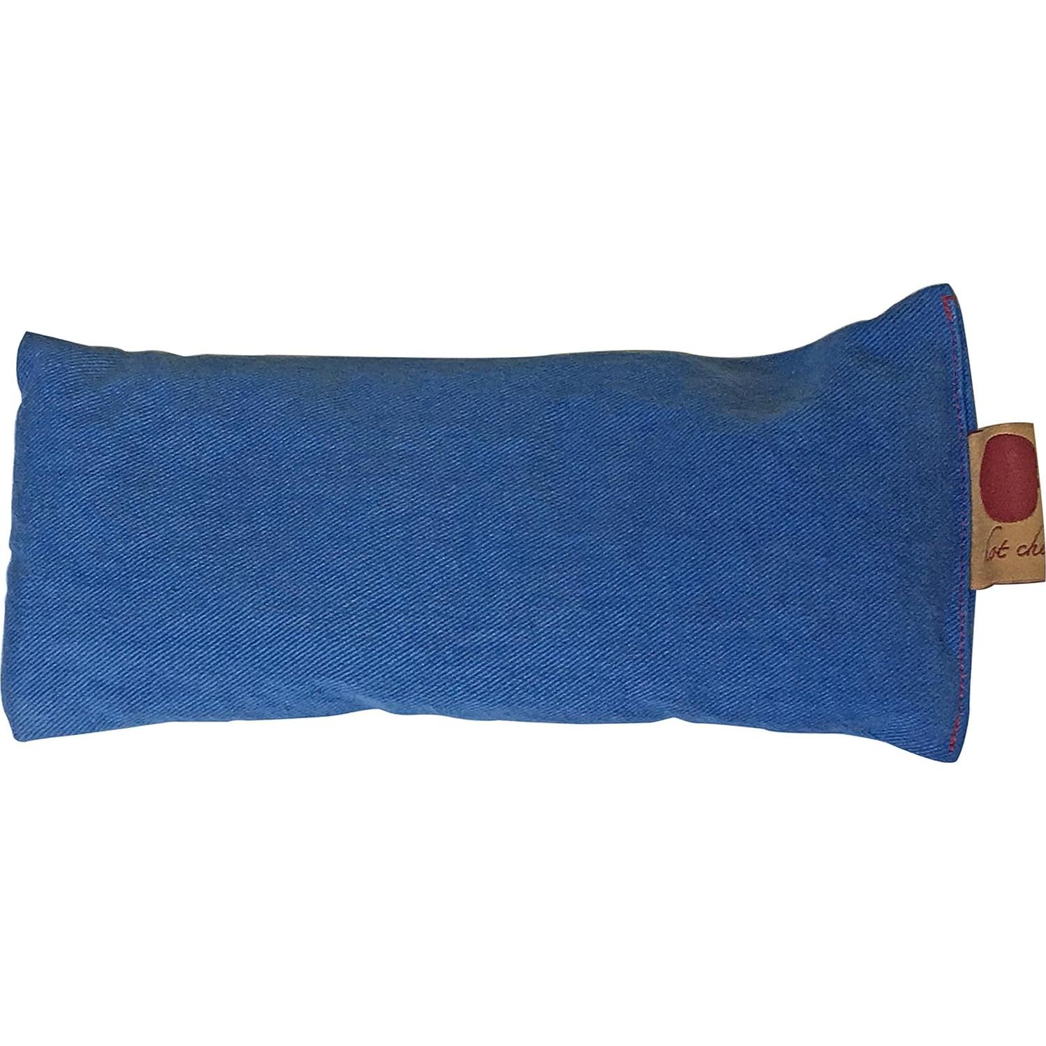 Almohadilla térmica para ojos Hot Cherry - Mezclilla azul, 25.3x10.2cm