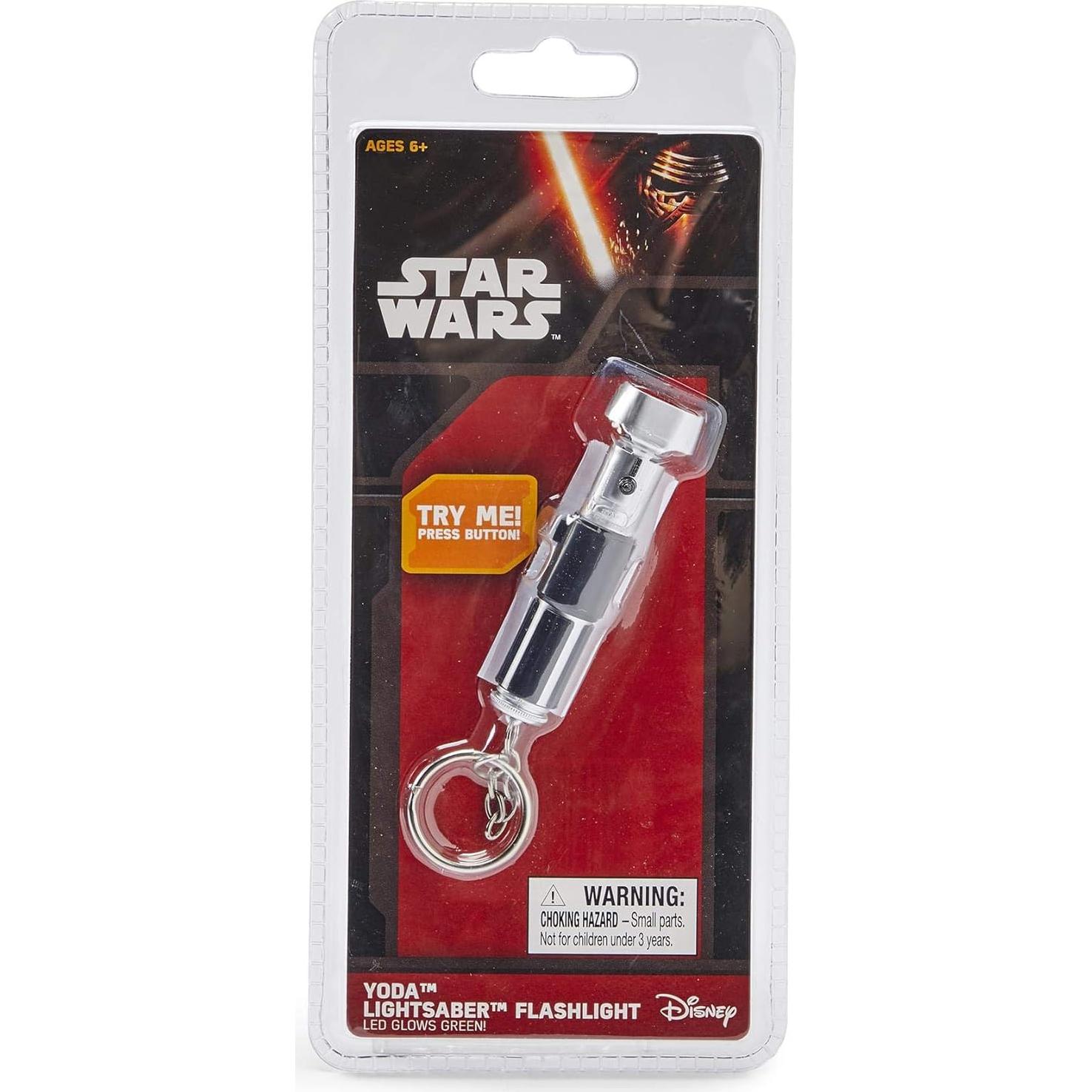 Llavero Sable de Luz Yoda Star Wars LED Verde Miniatura