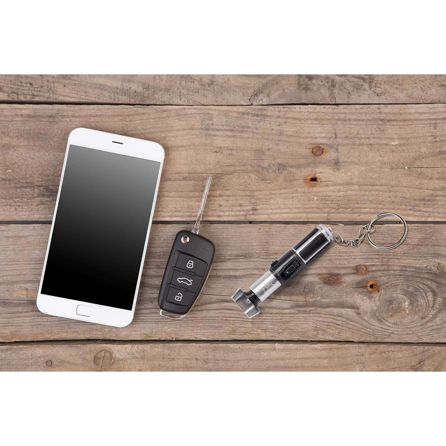 Llavero Sable de Luz Yoda Star Wars LED Verde Miniatura