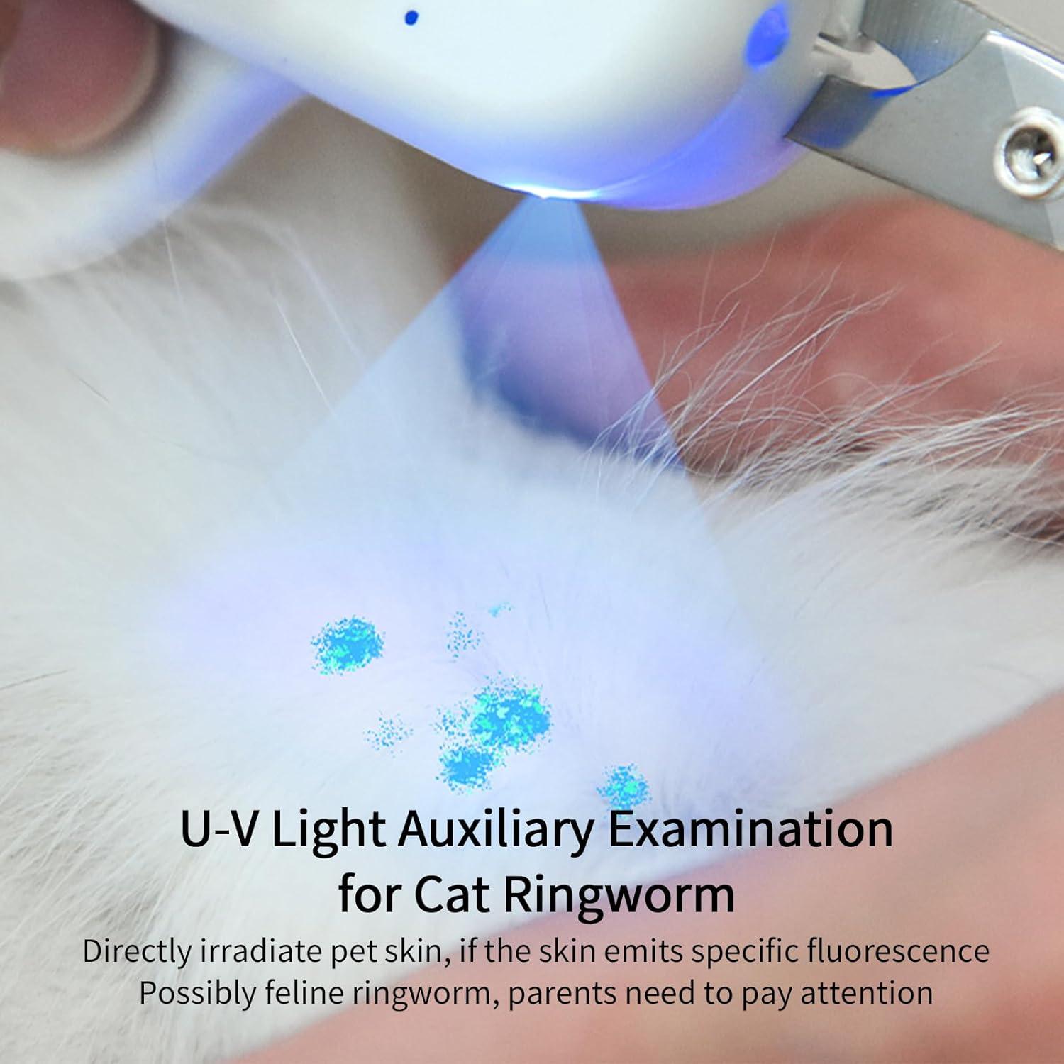 Cortador de Uñas para Mascotas PAKEWAY con Luz LED y U-V