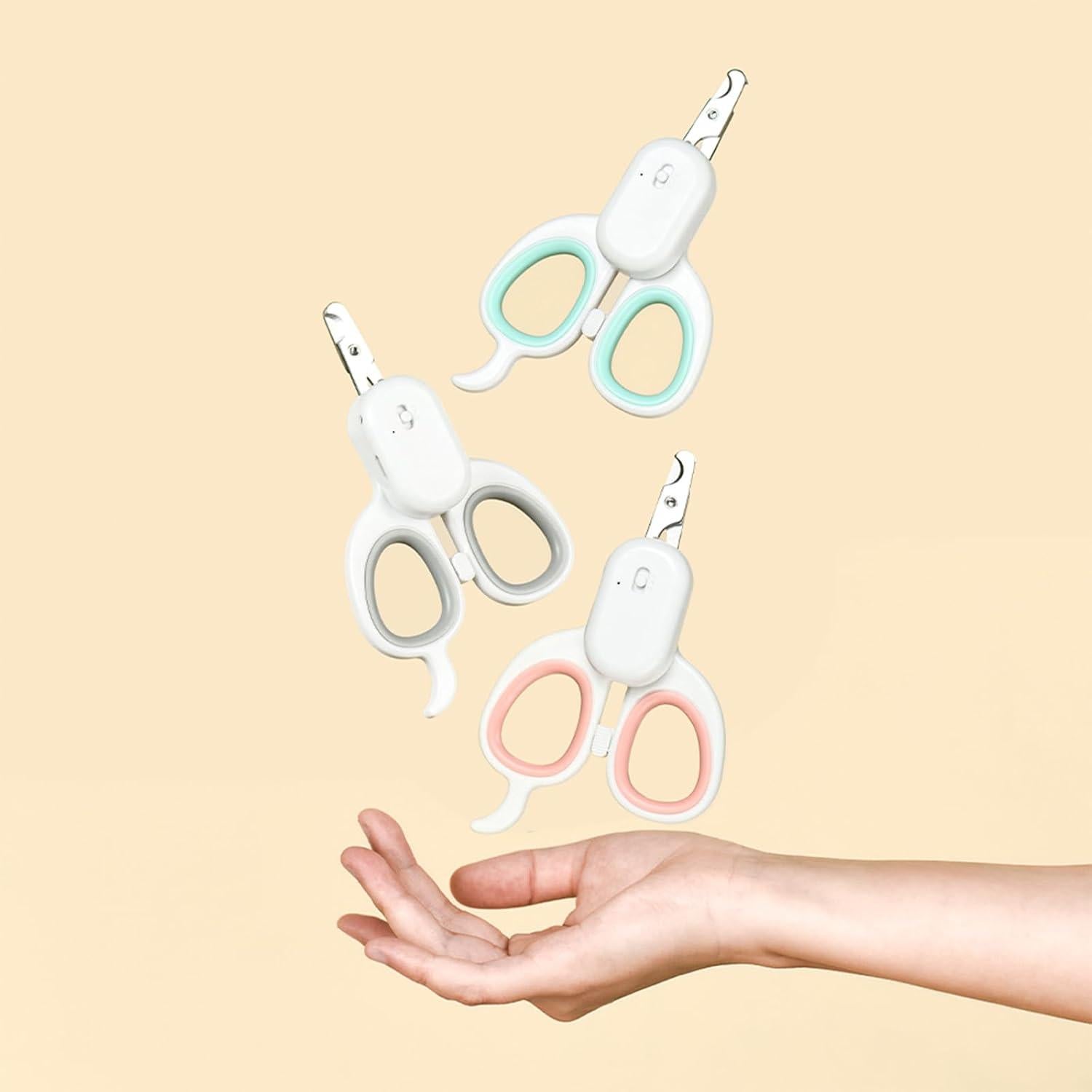 Cortador de Uñas para Mascotas PAKEWAY con Luz LED y U-V