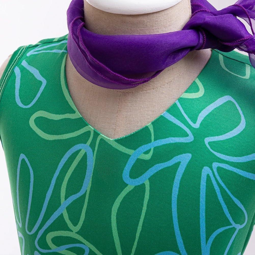 Disfraz Desagrado Niñas Verde Cosplay 5-6 Años