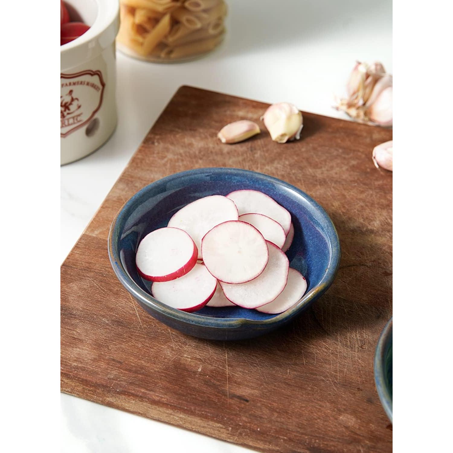 Soporte de Cuchara de Cerámica LE TAUCI 12.19 cm Azul Ceilán