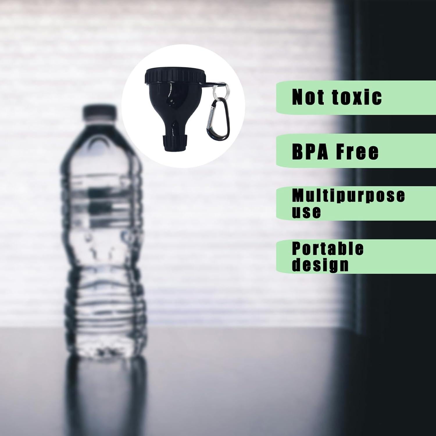 Contenedor de Polvo de Proteína 50ml FORESRUM 2 Pack con Embudo