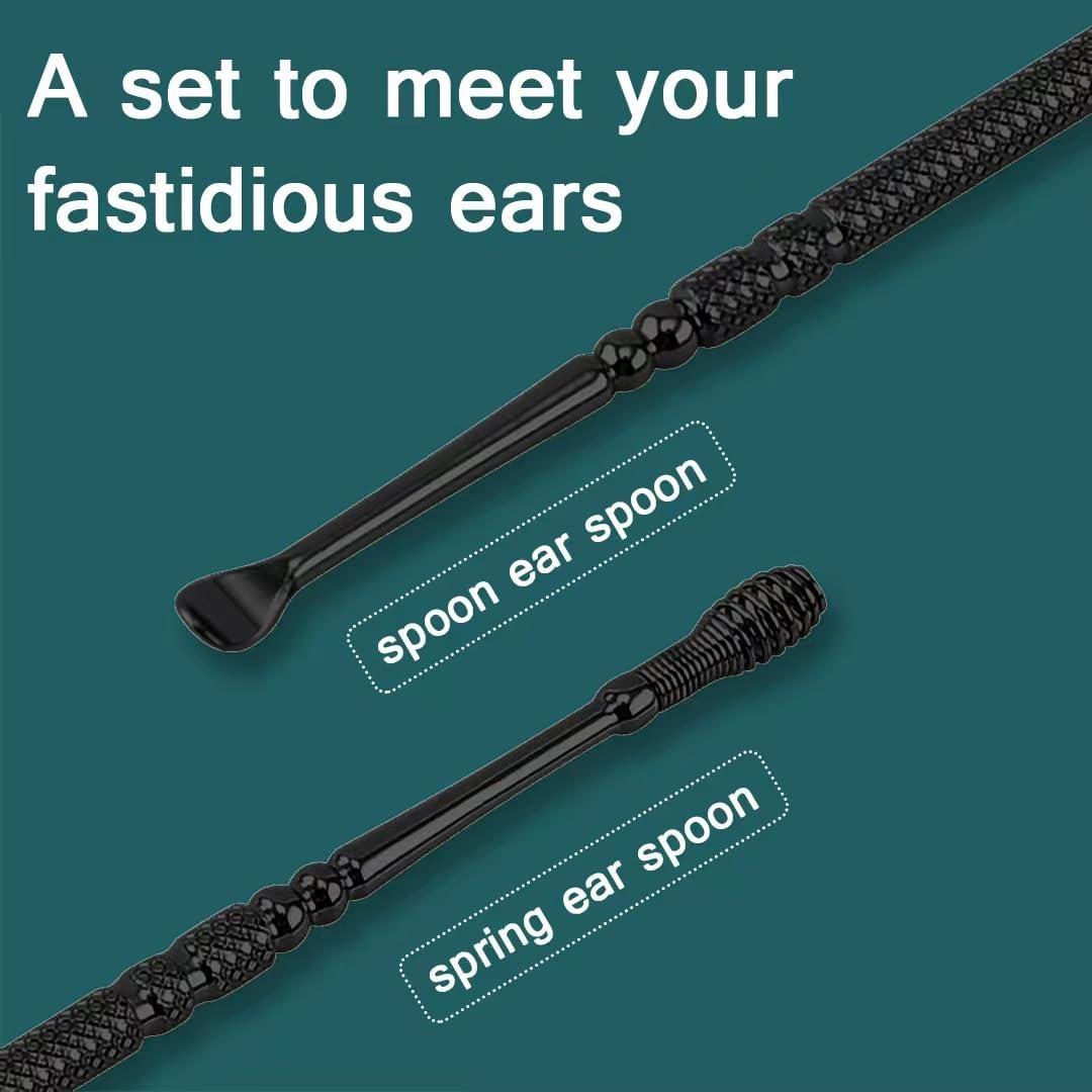 Kit de Limpieza de Oídos TFK.XTAY Espiral Acero Inoxidable