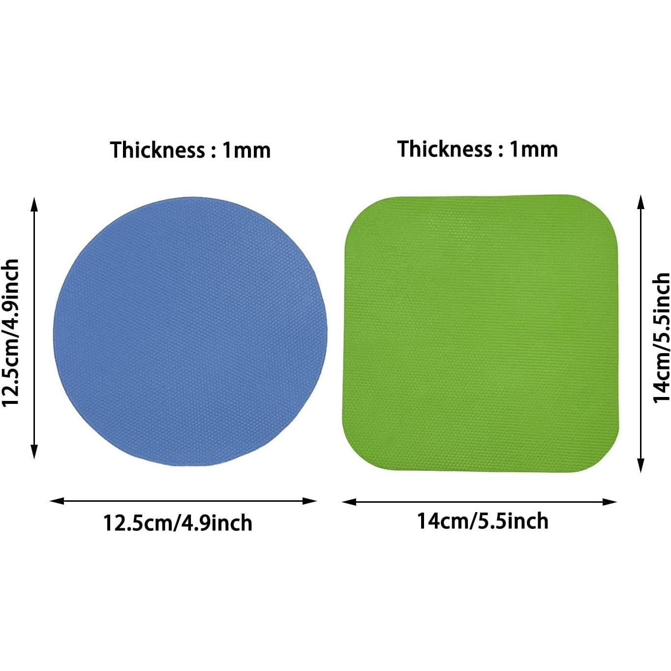 Paquete de 4 Abridores de Frascos Wenreykeji de Goma