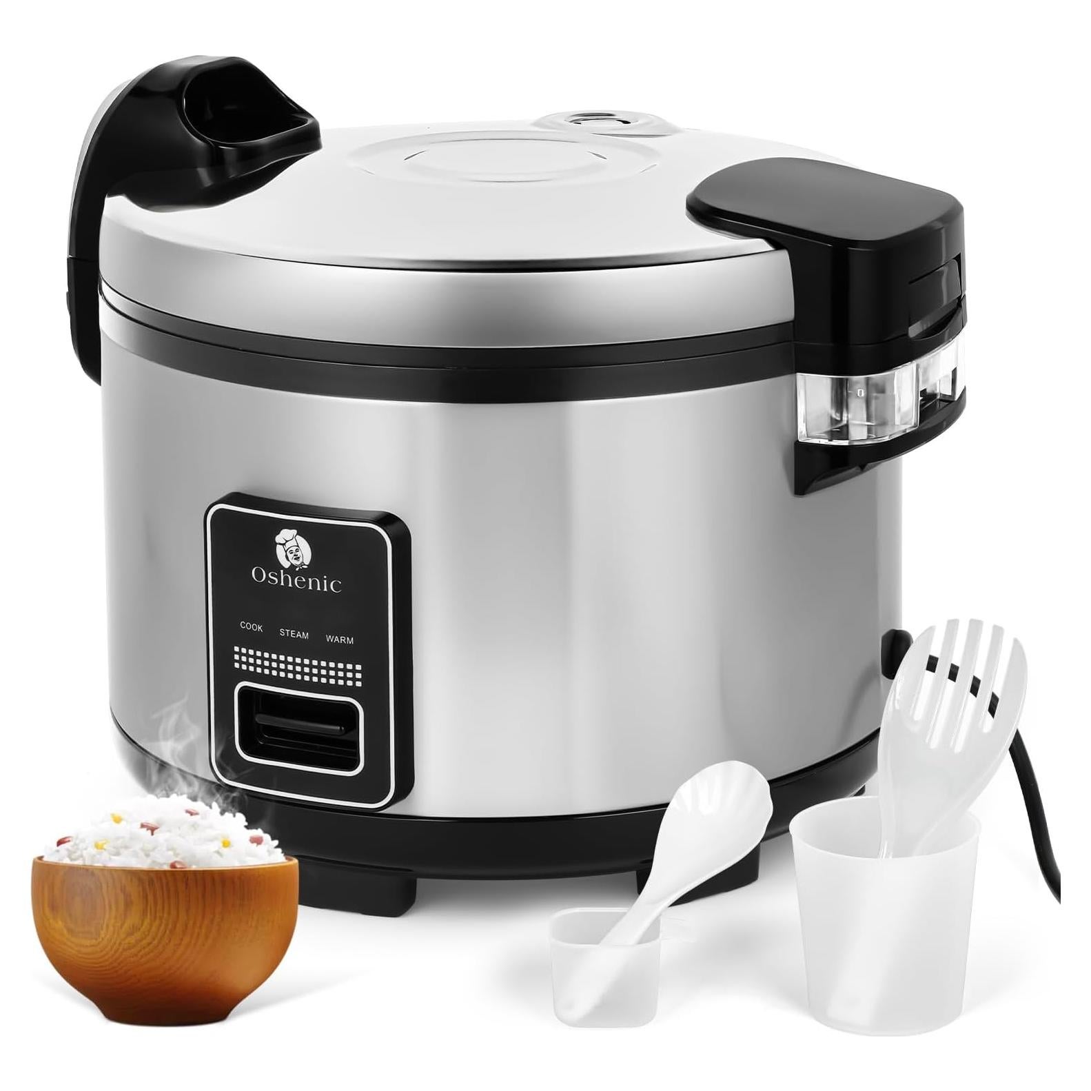 Cocedor de Arroz Eléctrico Oshenic 15L 1350W para Restaurante