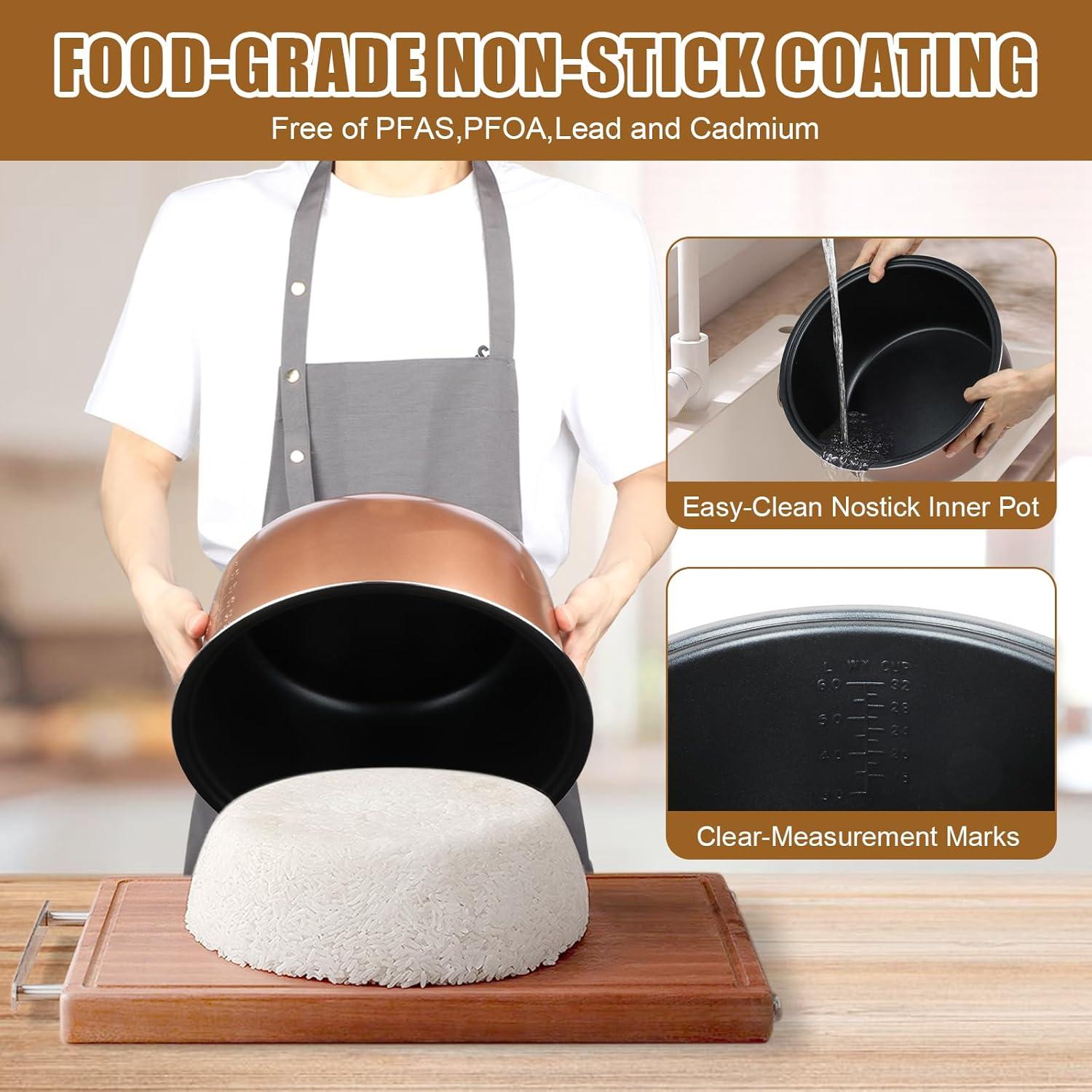 Cocedor de Arroz Eléctrico Oshenic 15L 1350W para Restaurante