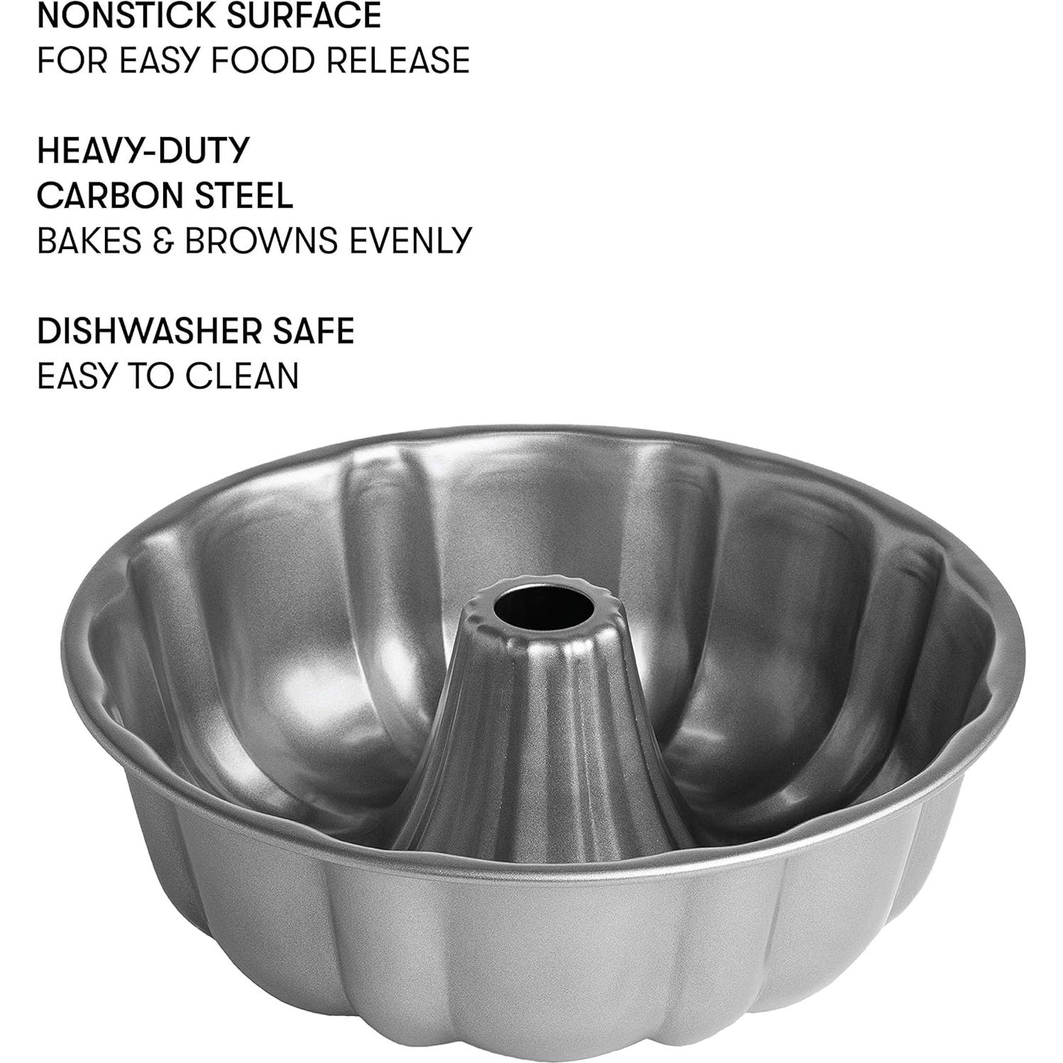 Molde para Pastel Acanalado 23 cm Cooking Light Antiadherente