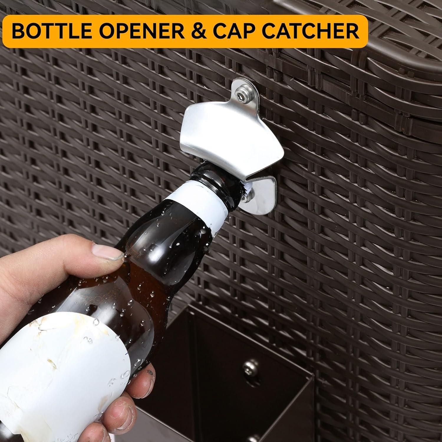 Cajón de Hielo Rodante DWVO 80 Cuartos con Ruedas y Drenaje